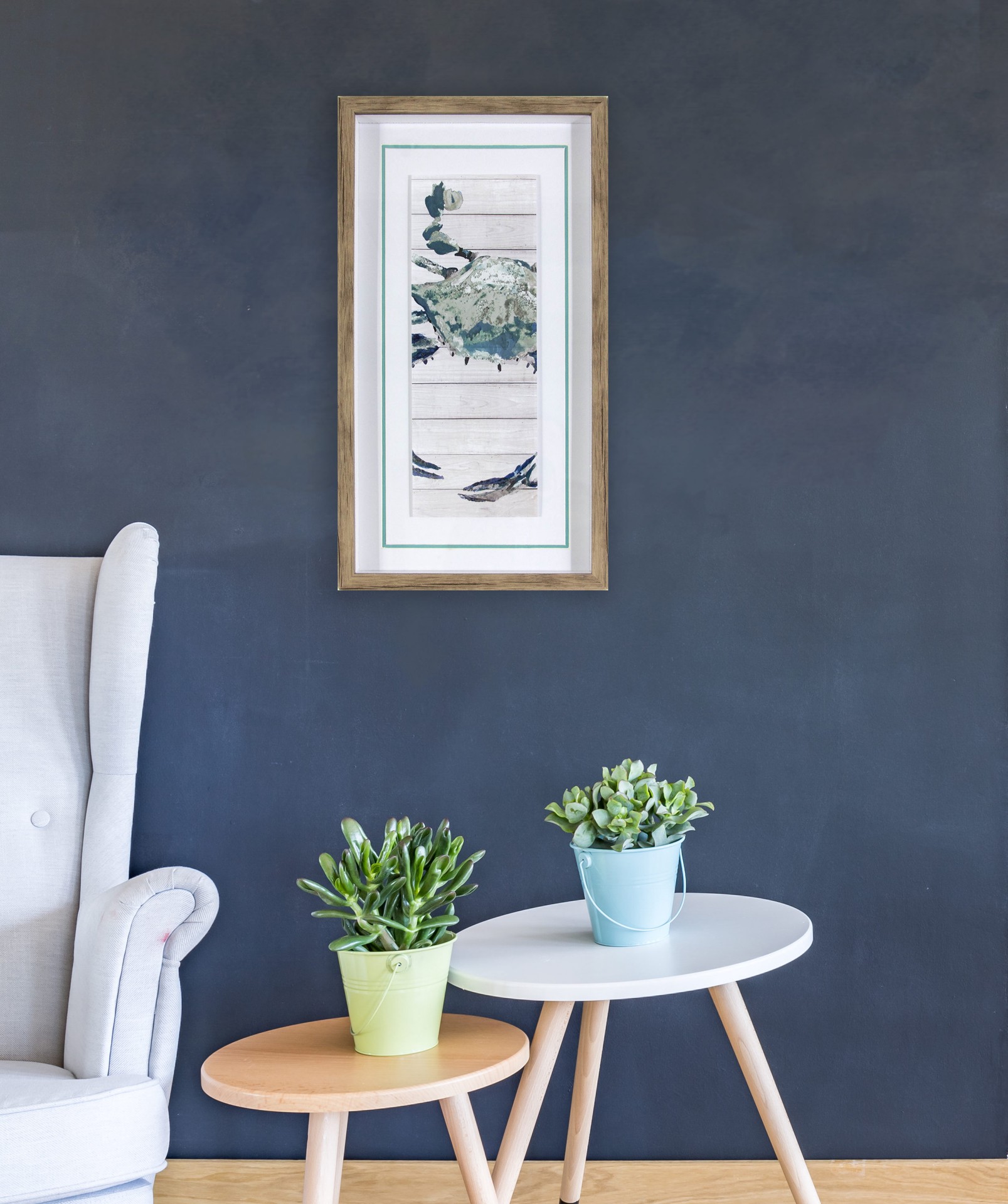 slide 4 of 4, allen + roth Framed 12-in H x 22-in W Coastal Print, 1 ct