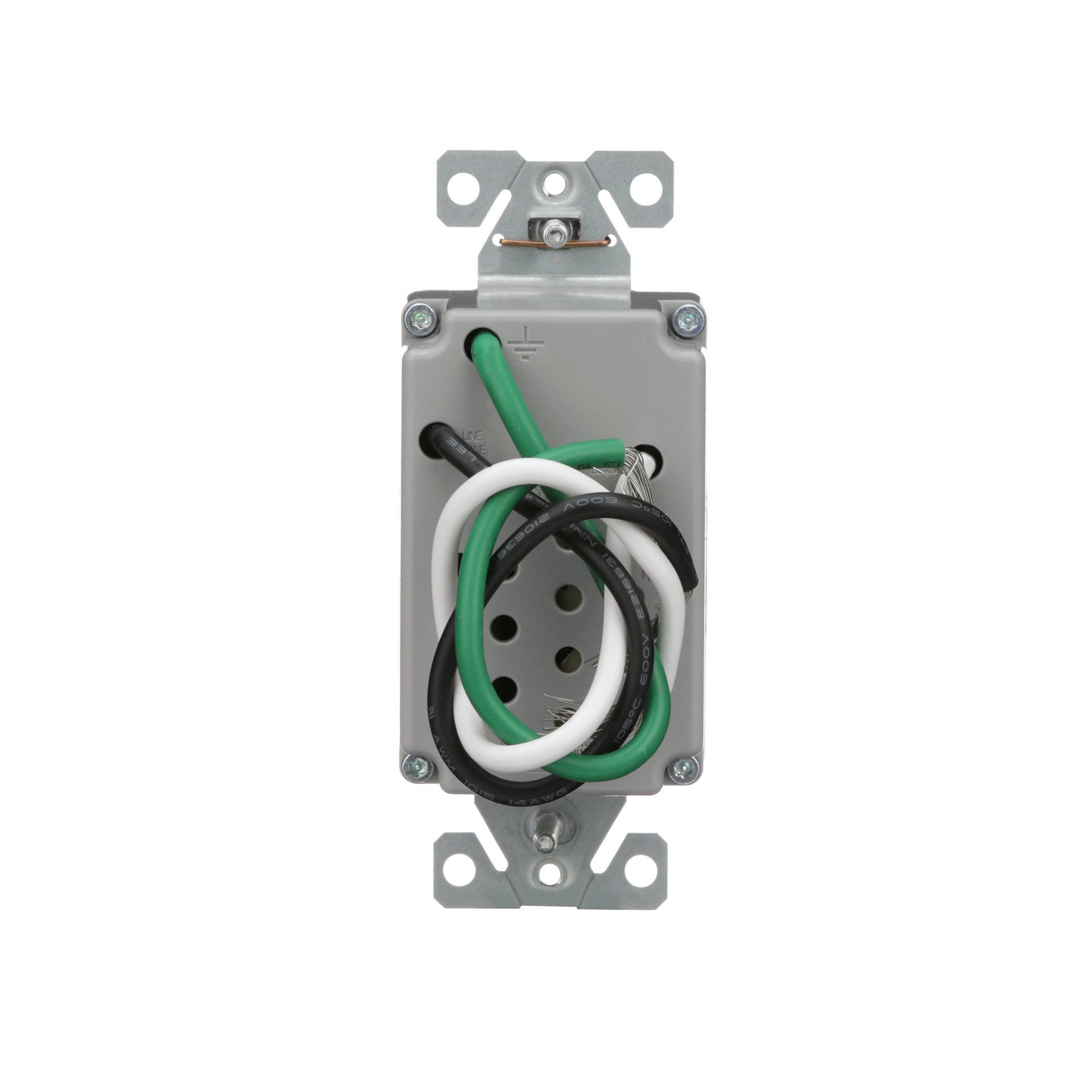 slide 4 of 6, Eaton 5 -Amp 120-volt Residential/Commercial Decorator Full USB Dual Type A , White, 1 ct