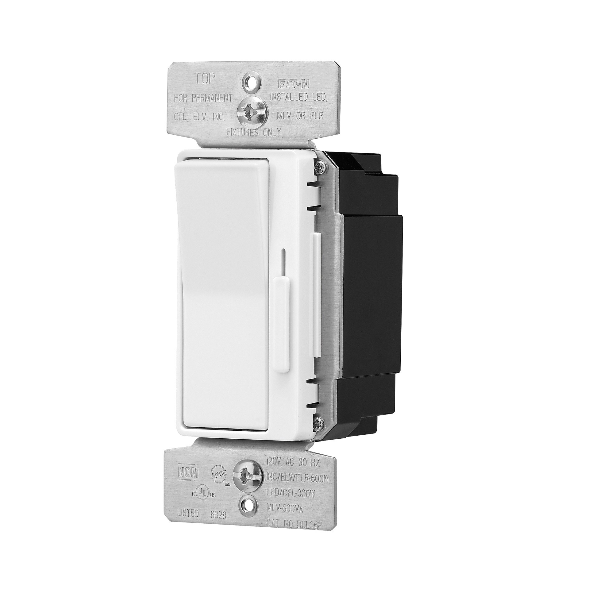 slide 2 of 3, Eaton Universal Single-pole/3-way LED Decorator Light dimmer White/Light Almond/Ivory, 1 ct