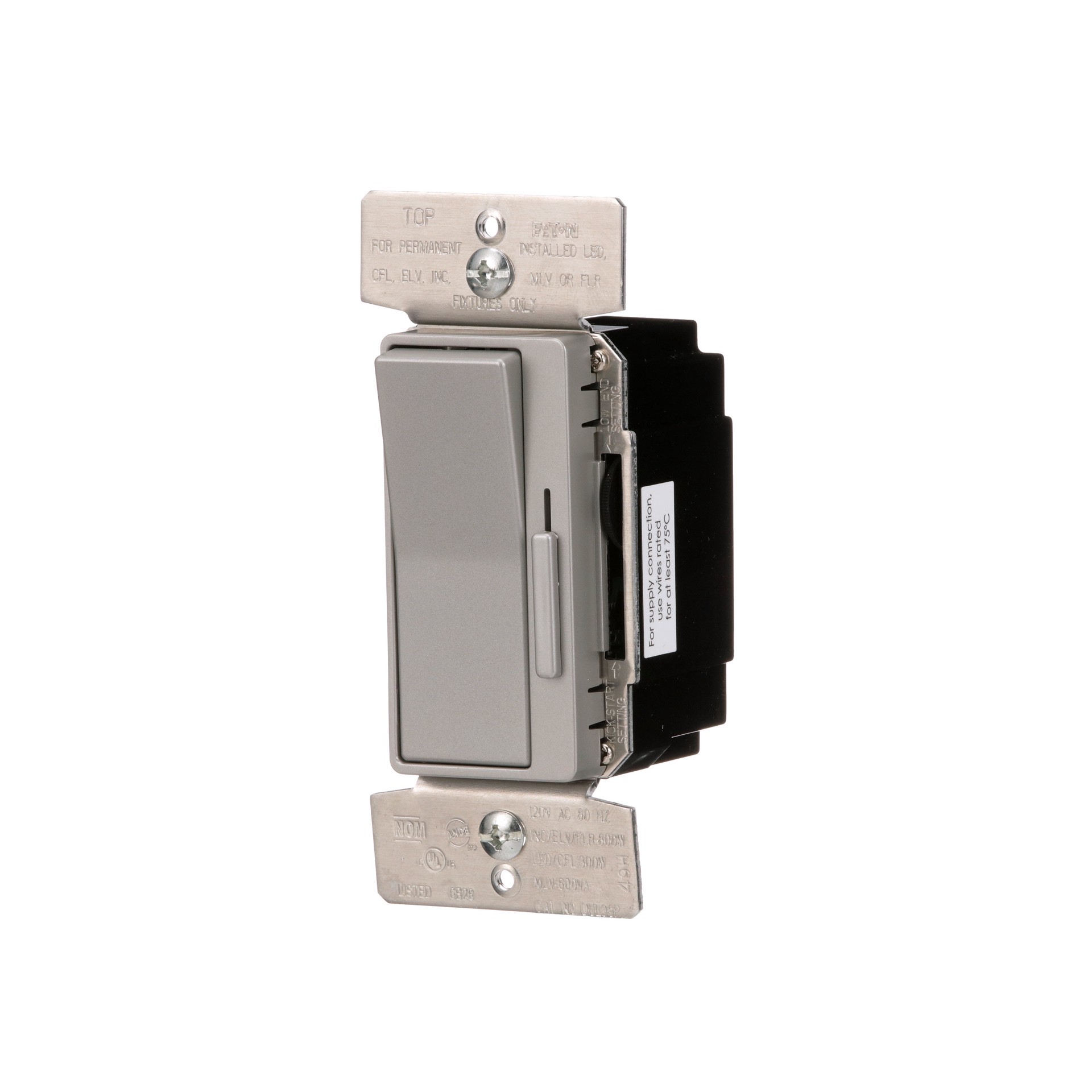 slide 2 of 6, Eaton Universal Single-pole/3-way LED Decorator Light dimmer Silver Granite, 1 ct