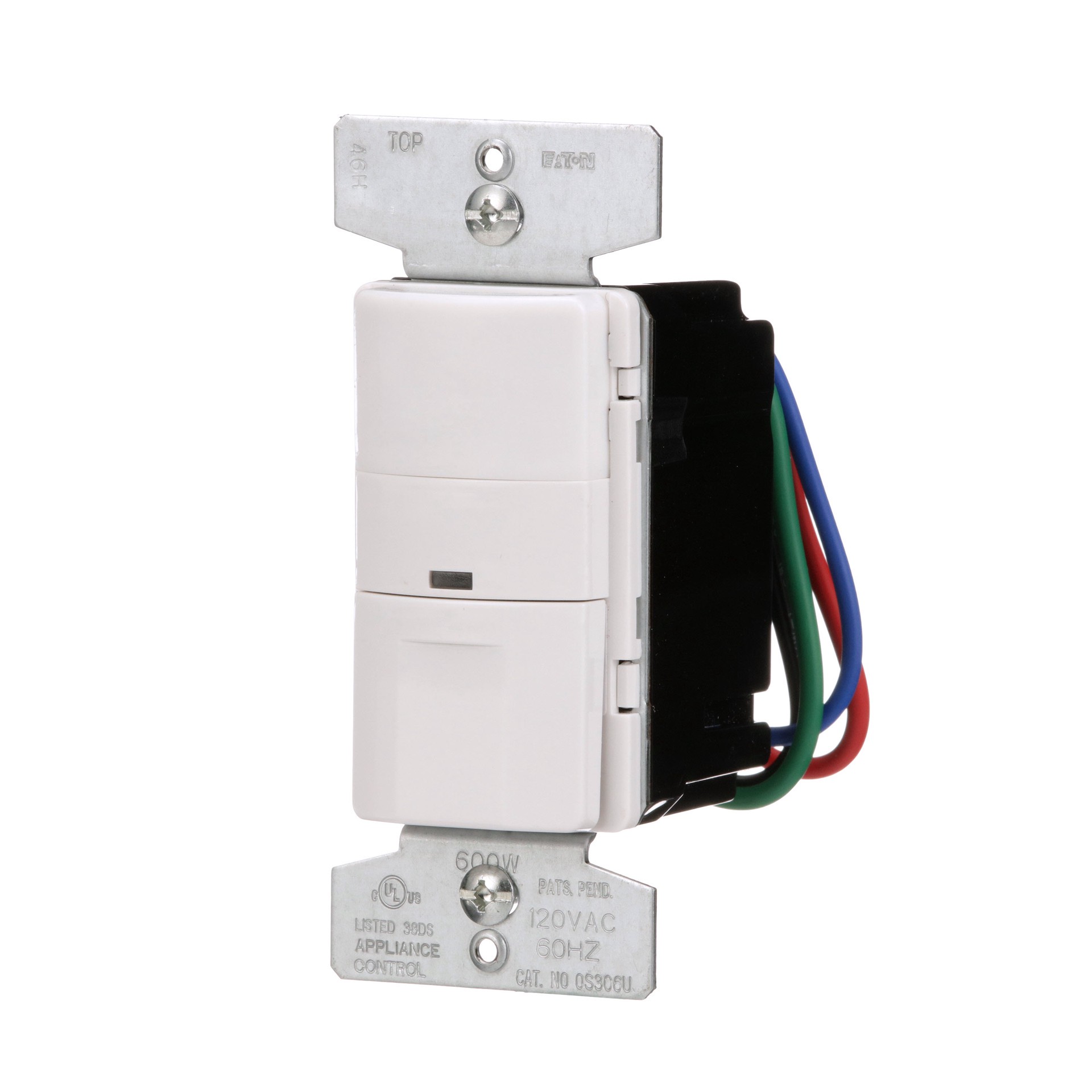 slide 3 of 6, Eaton Single-pole/3-way 5 -Amp Occupancy Motion Sensor Light Switch , White/Light Almond/Ivory, 1 ct