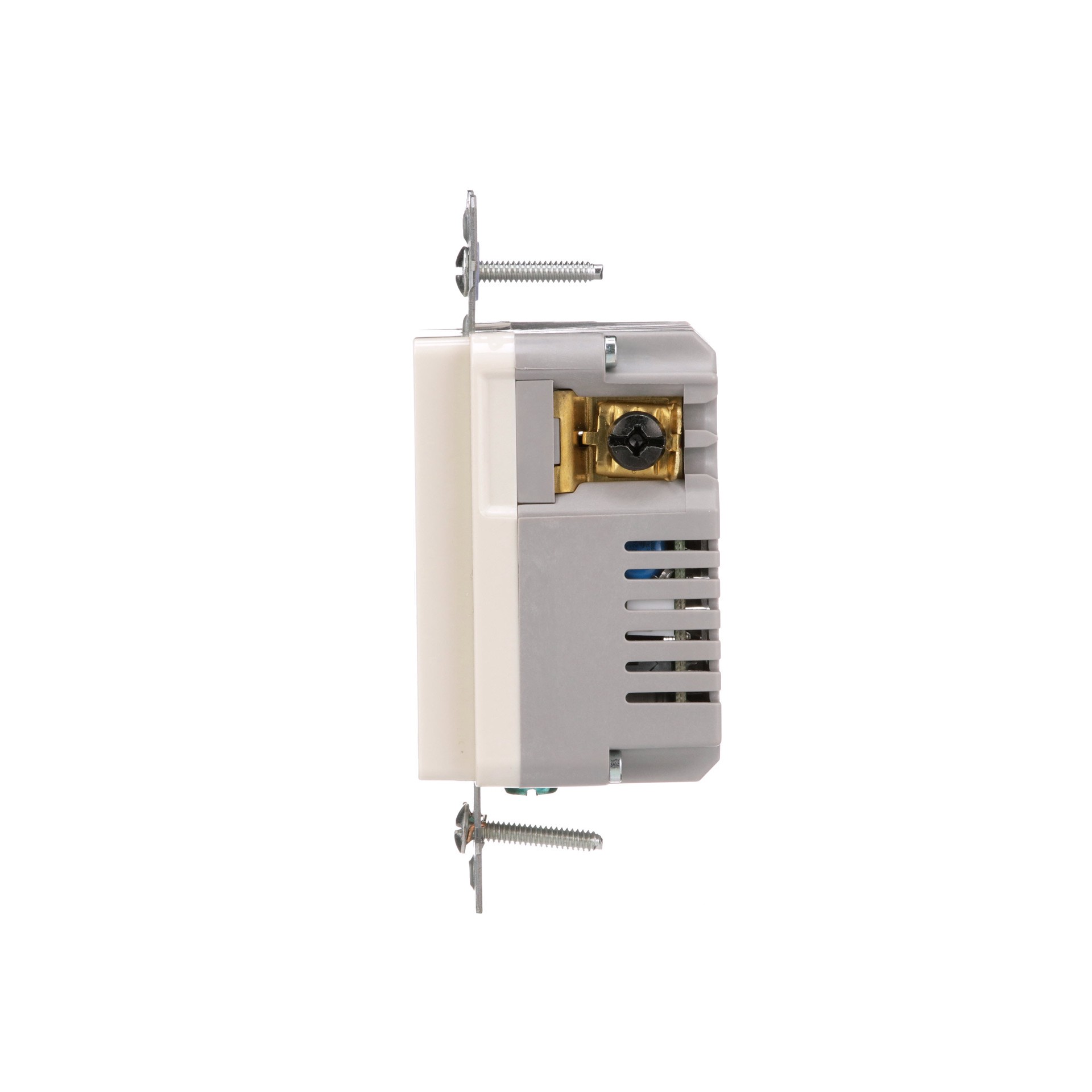 slide 3 of 6, Eaton 15 -Amp 125-volt Tamper Resistant Residential/Commercial Decorator USB outlet Dual Type A , Light almond, 1 ct