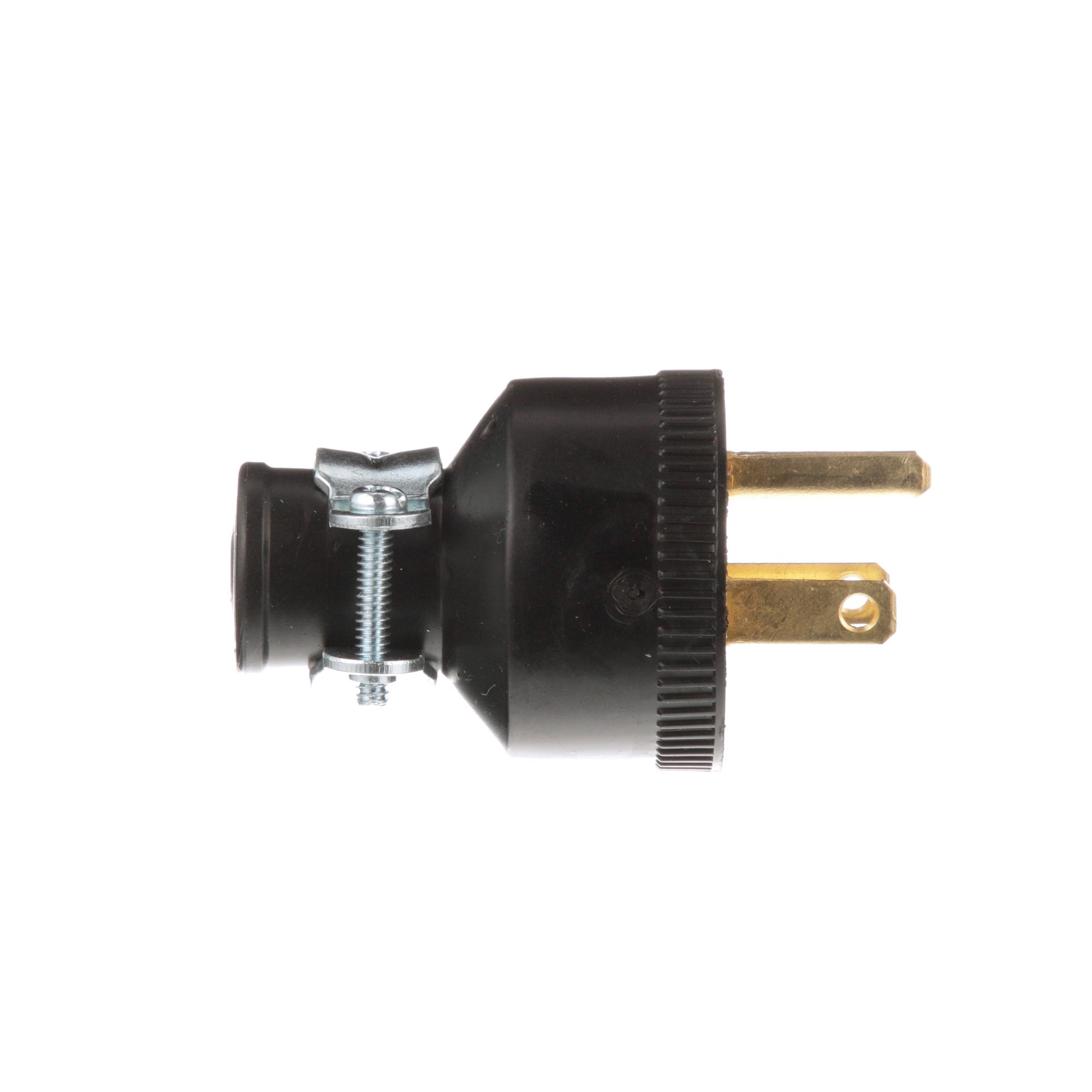 slide 5 of 6, Eaton 15-Amp 125 -Volt NEMA 5-15 3-wire grounding Heavy-duty Straight Plug , Black, 1 ct