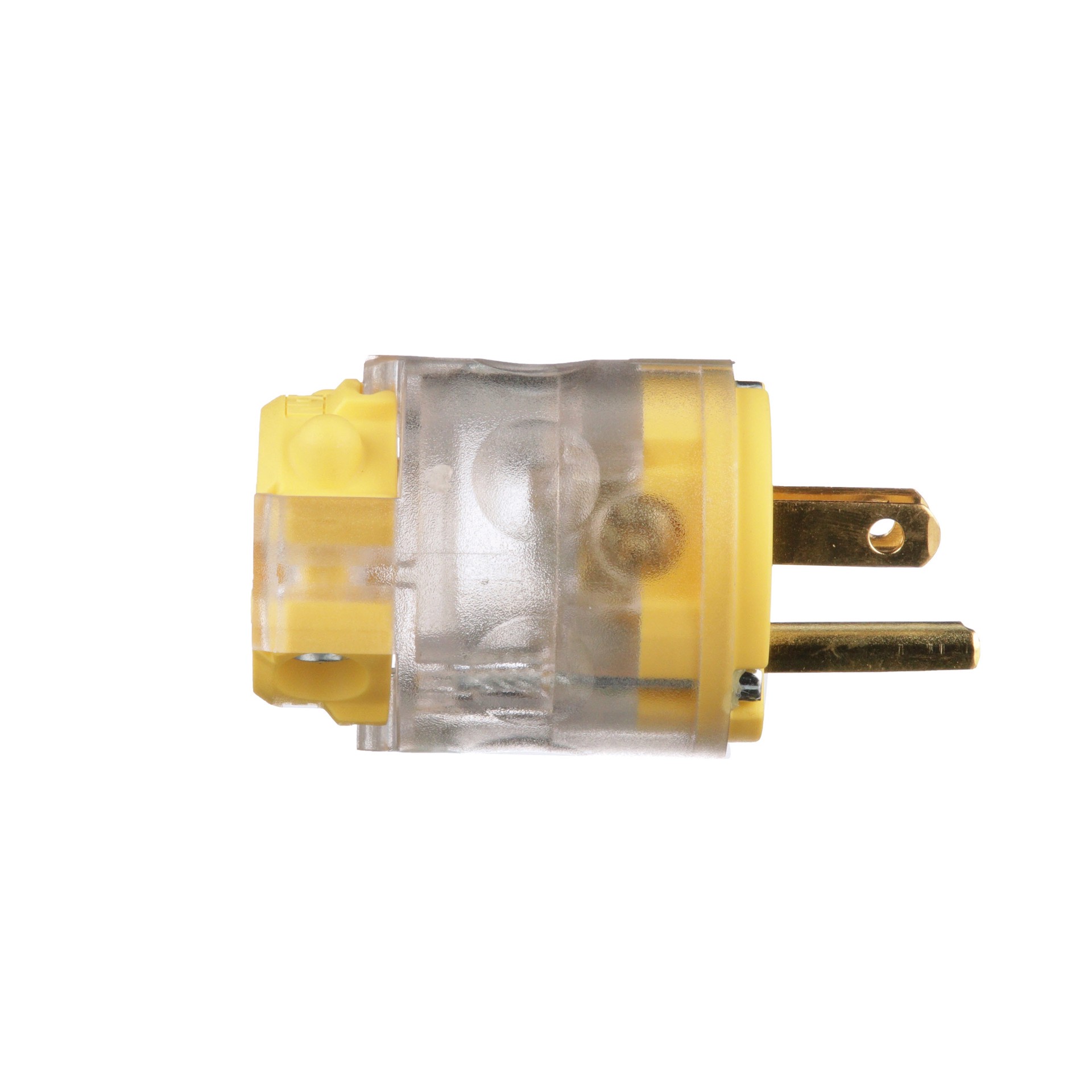 slide 5 of 6, Eaton 15-Amp 125 -Volt NEMA 5-15 3-wire General-duty Straight Plug , Yellow, 1 ct