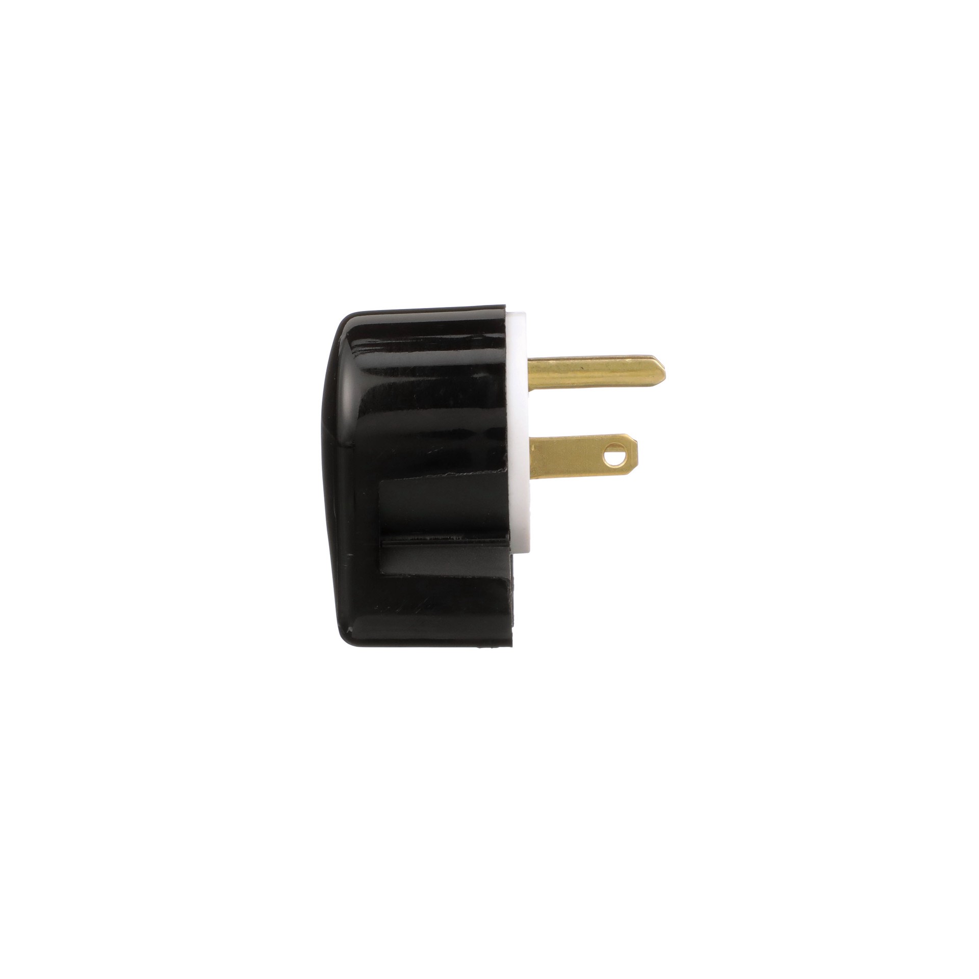 slide 3 of 6, Eaton 20-Amp 250 -Volt NEMA 6-20 3-wire grounding Heavy-duty Straight Plug , Black, 1 ct