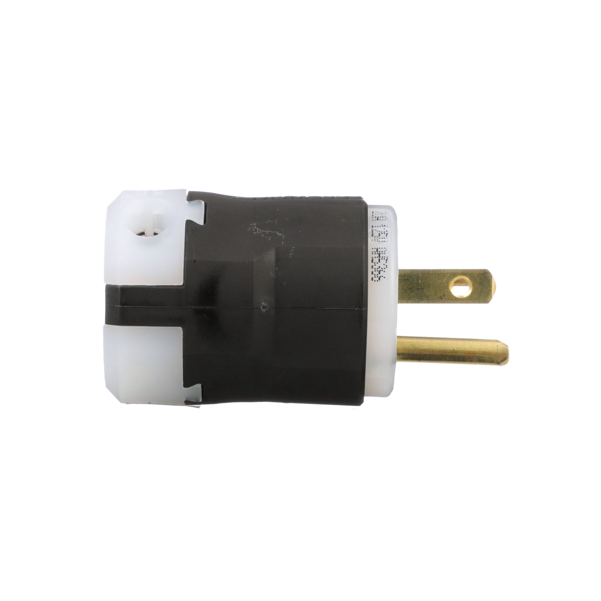 slide 5 of 6, Eaton Arrow Hart Arrow Hart 20-Amp 125 -Volt NEMA 5-20 3-wire grounding Industrial Straight Plug , Black, 1 ct