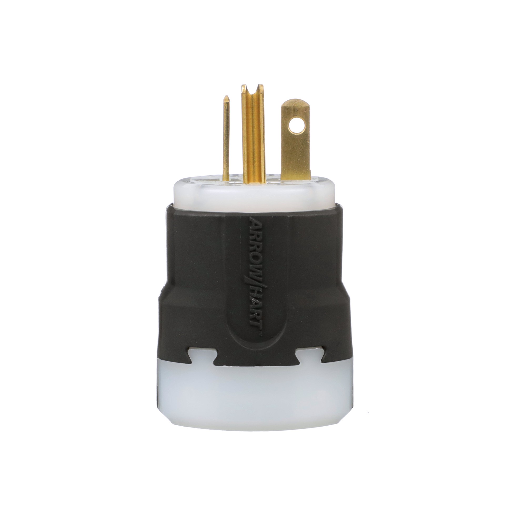 slide 6 of 6, Eaton Arrow Hart Arrow Hart 20-Amp 125 -Volt NEMA 5-20 3-wire grounding Industrial Straight Plug , Black, 1 ct