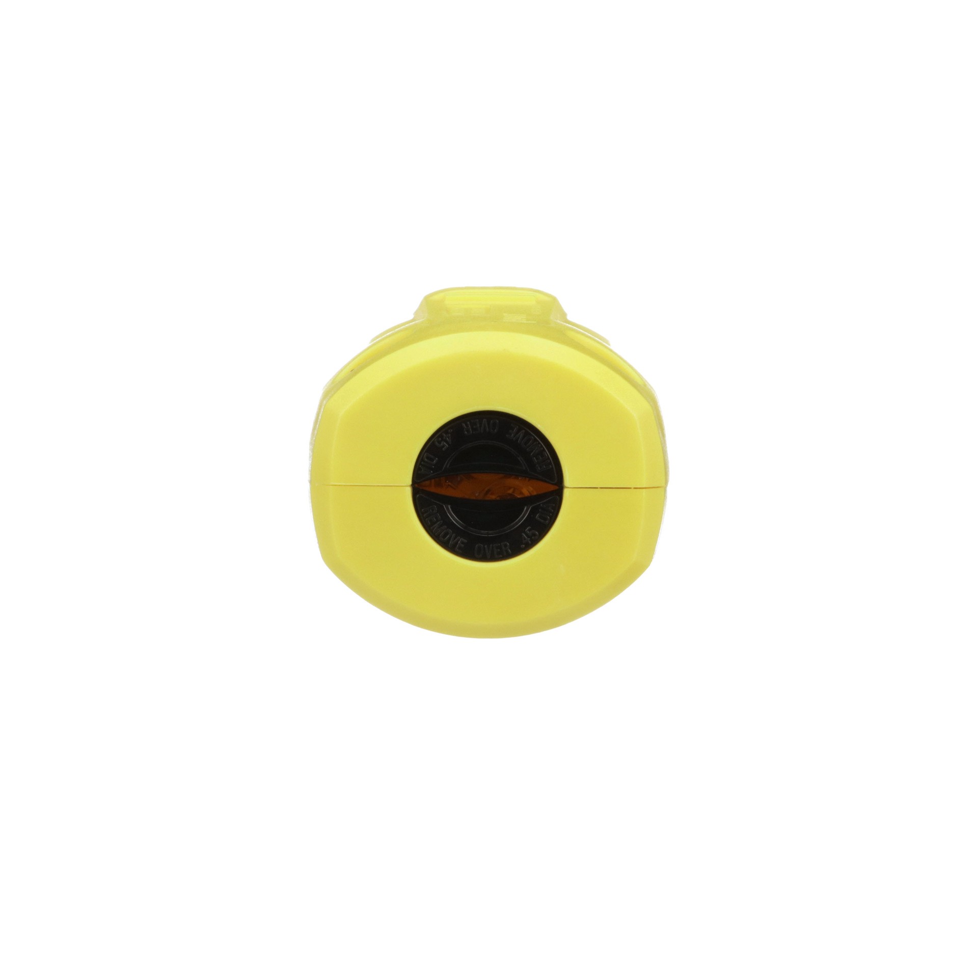 slide 4 of 6, Eaton Arrow Hart Arrow Hart 20-Amp 125 -Volt NEMA 5-20 3-wire grounding Heavy-duty Straight Connector , Yellow, 1 ct