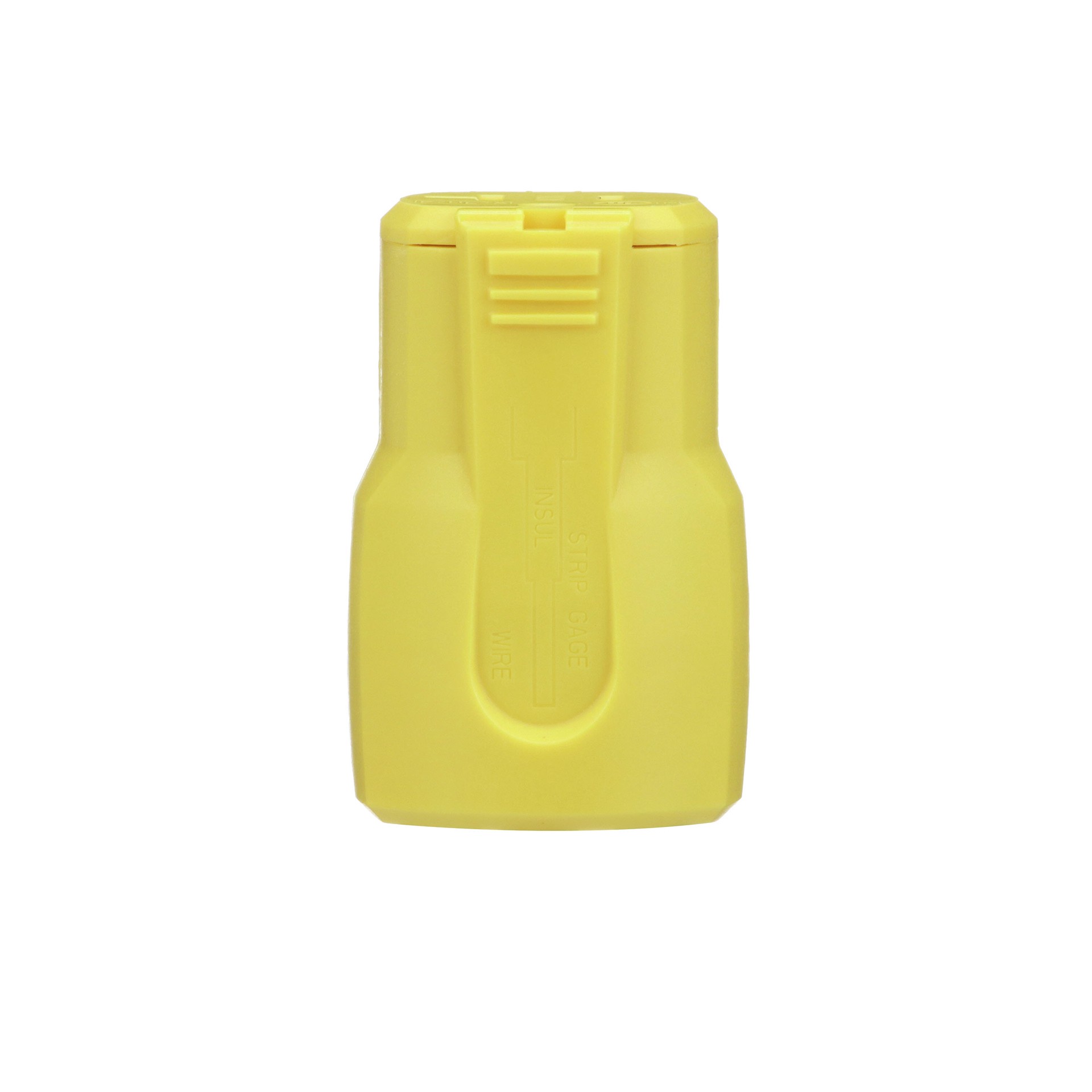 slide 6 of 6, Eaton Arrow Hart Arrow Hart 20-Amp 125 -Volt NEMA 5-20 3-wire grounding Heavy-duty Straight Connector , Yellow, 1 ct