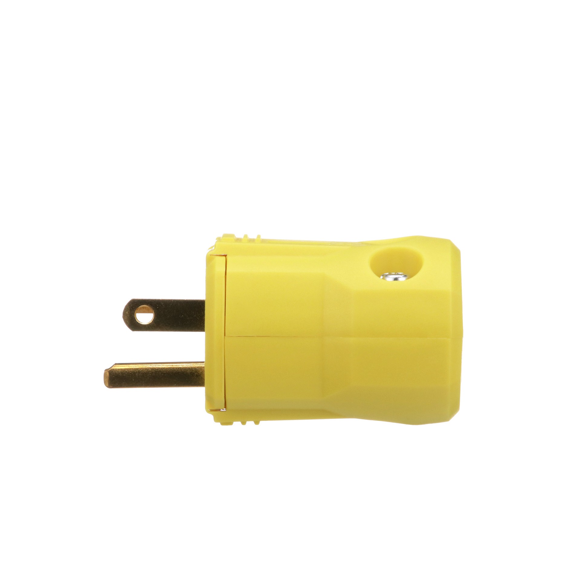 slide 3 of 6, Eaton Arrow Hart Arrow Hart 20-Amp 250 -Volt NEMA 6-20 3-wire grounding Heavy-duty Straight Plug , Yellow, 1 ct