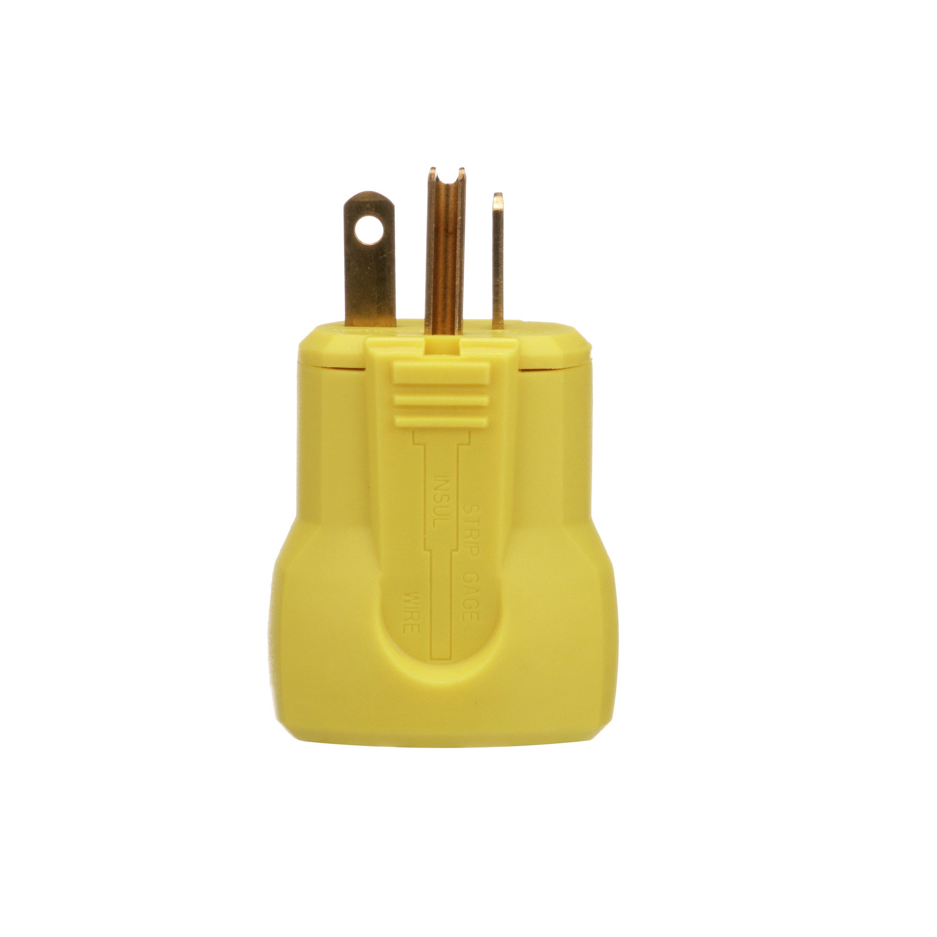 slide 6 of 6, Eaton Arrow Hart Arrow Hart 20-Amp 250 -Volt NEMA 6-20 3-wire grounding Heavy-duty Straight Plug , Yellow, 1 ct
