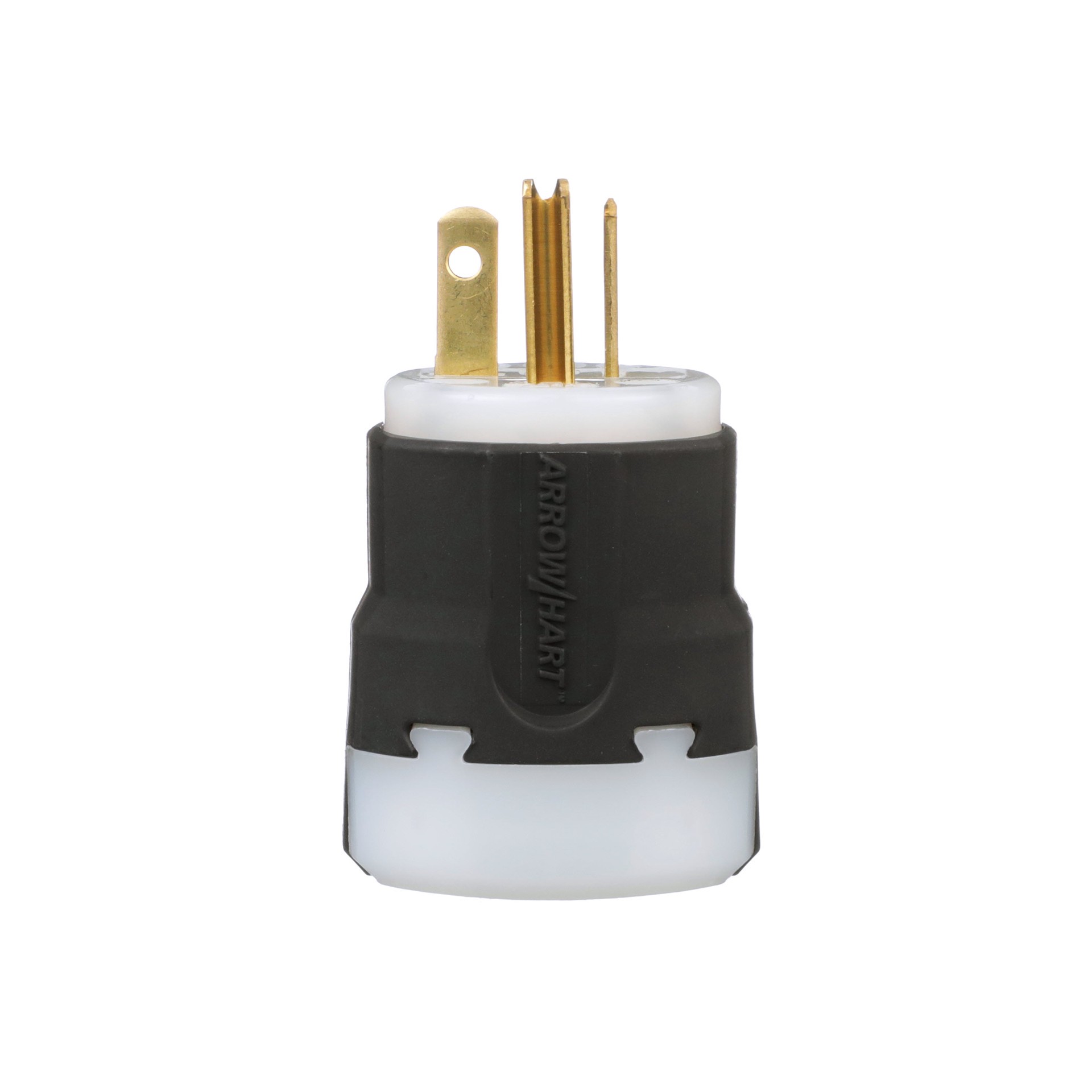 slide 6 of 6, Eaton Arrow Hart Arrow Hart 20-Amp 250 -Volt NEMA 6-20 3-wire grounding Industrial Straight Plug , Black, 1 ct