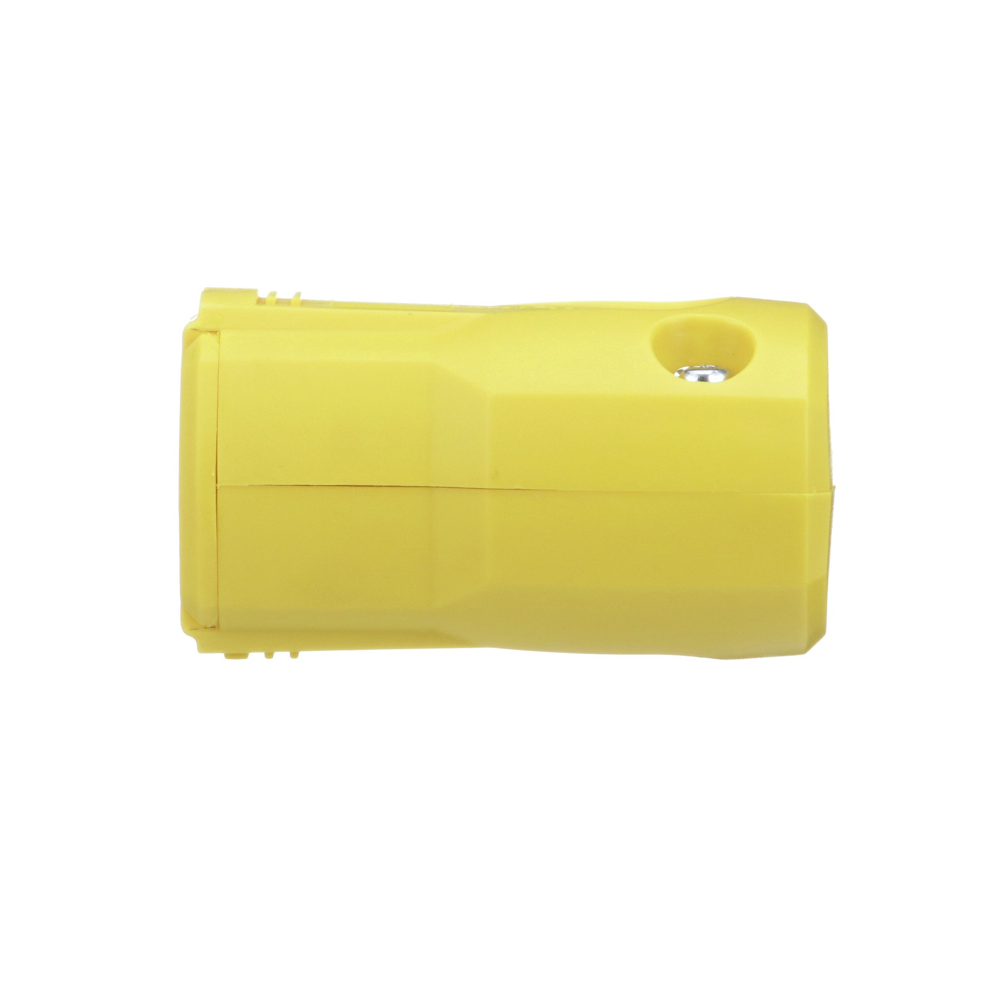 slide 3 of 6, Eaton Arrow Hart Arrow Hart 15-Amp 125 -Volt NEMA 5-15 3-wire grounding Heavy-duty Straight Connector , Yellow, 1 ct