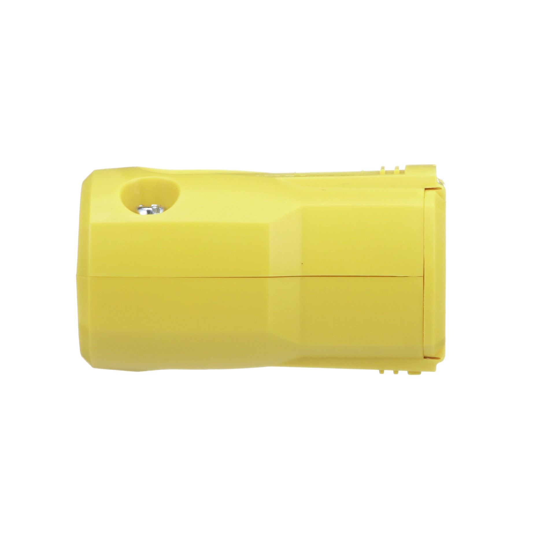 slide 5 of 6, Eaton Arrow Hart Arrow Hart 15-Amp 125 -Volt NEMA 5-15 3-wire grounding Heavy-duty Straight Connector , Yellow, 1 ct