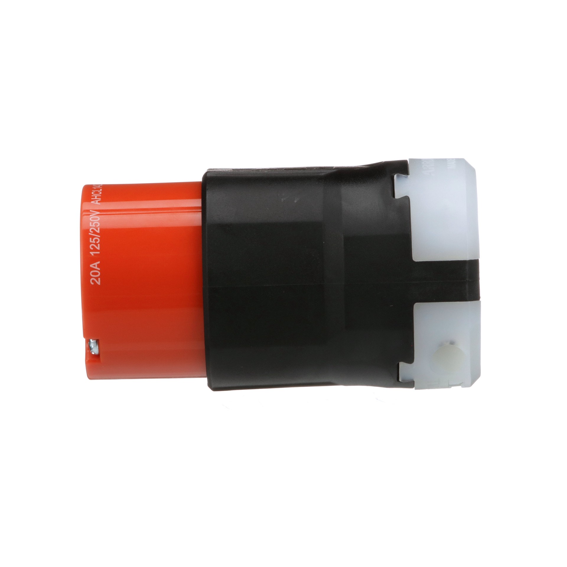 slide 3 of 6, Eaton Arrow Hart 20-Amp 125/250-Volt NEMA L14-20c 4-wire Grounding Industrial Locking Connector, Orange, 1 ct