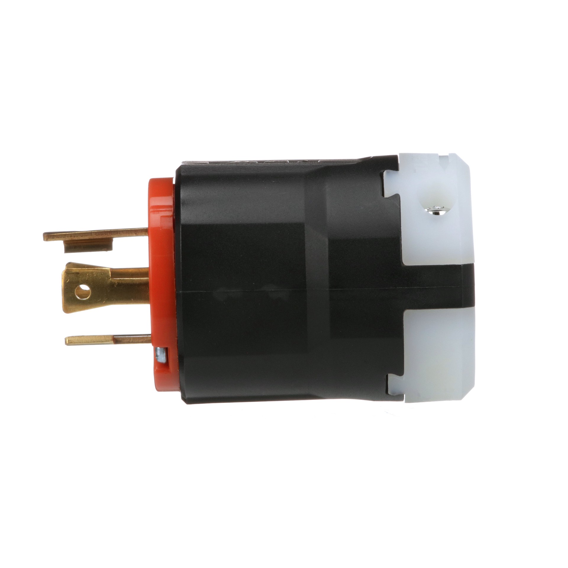 slide 3 of 6, Eaton Arrow Hart Arrow Hart 30-Amp 125/250 -Volt NEMA L14-30P 4-wire grounding Industrial Locking Plug , Orange, 1 ct