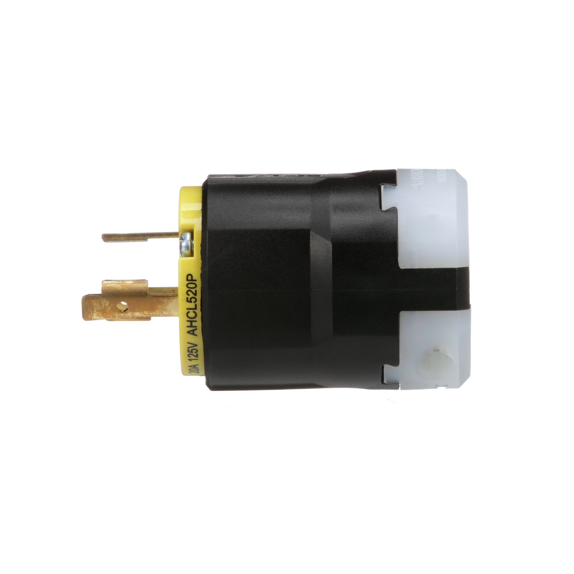 slide 3 of 6, Eaton Arrow Hart Arrow Hart 20-Amp 125 -Volt NEMA L5-20P 3-wire grounding Industrial Locking Plug , Yellow, 1 ct