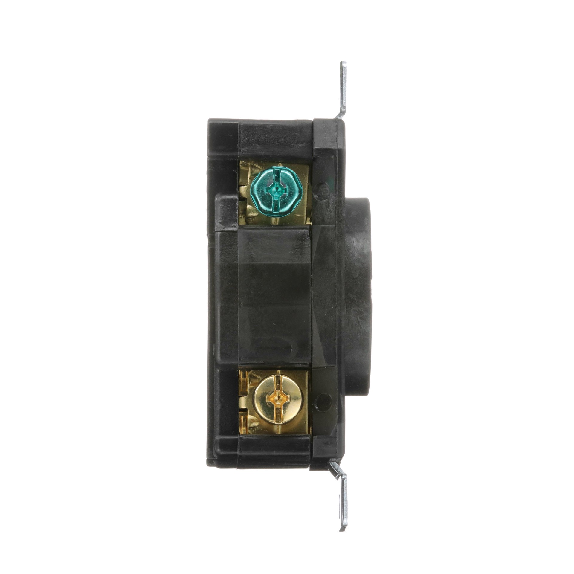 slide 5 of 6, Eaton Arrow Hart Arrow Hart 20 -Amp 125-volt Industrial Duplex Outlet , Yellow, 1 ct