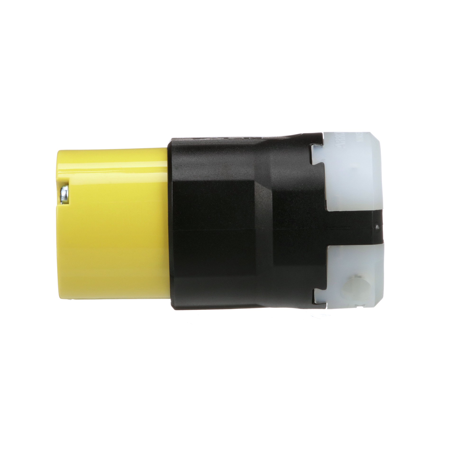 slide 3 of 6, Eaton Arrow Hart Arrow Hart 30-Amp 125 -Volt NEMA L5-30C 3-wire grounding Industrial Locking Connector , Yellow, 1 ct