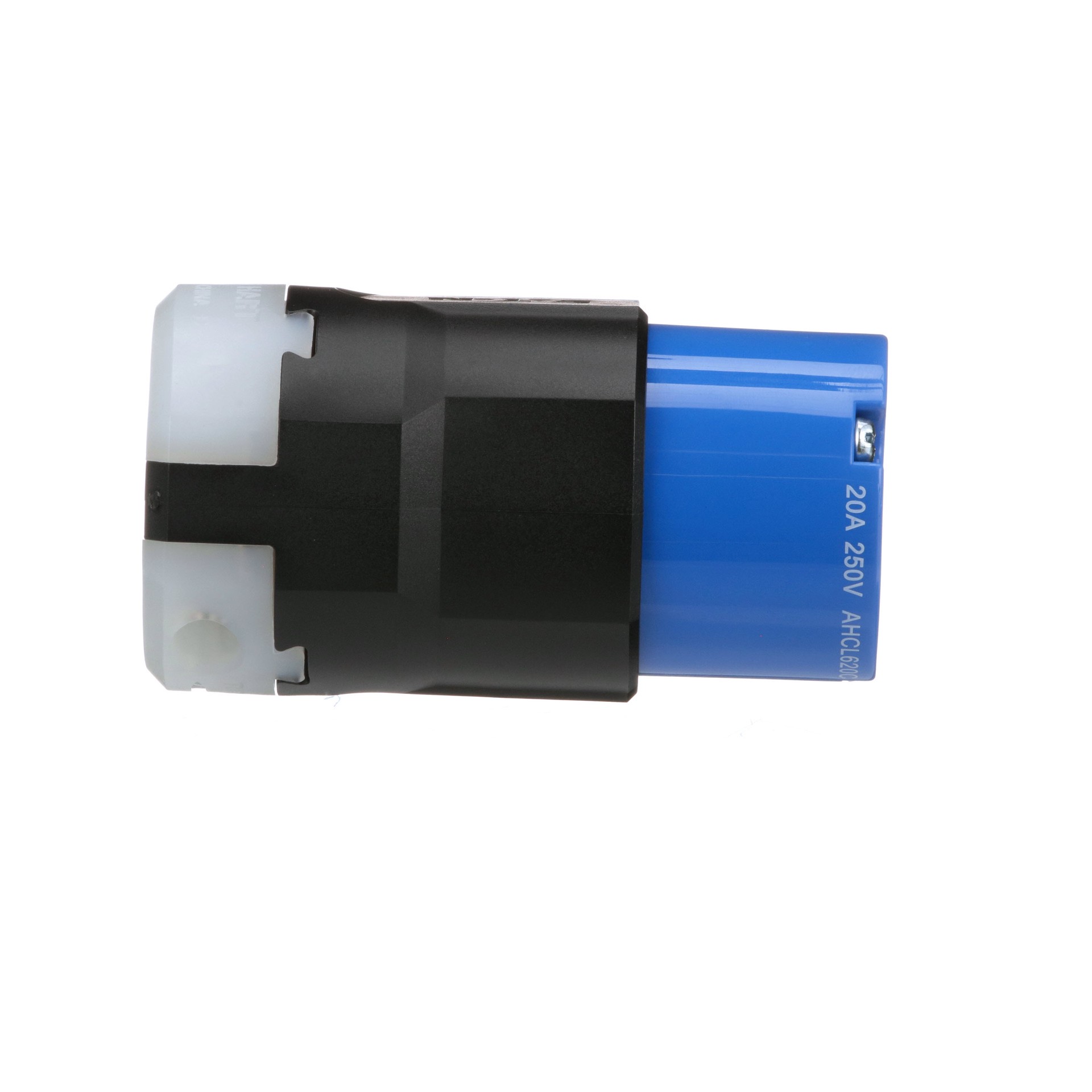slide 5 of 6, Eaton Arrow Hart Arrow Hart 20-Amp 250 -Volt NEMA L6-20C 3-wire grounding Industrial Locking Connector , Blue, 1 ct