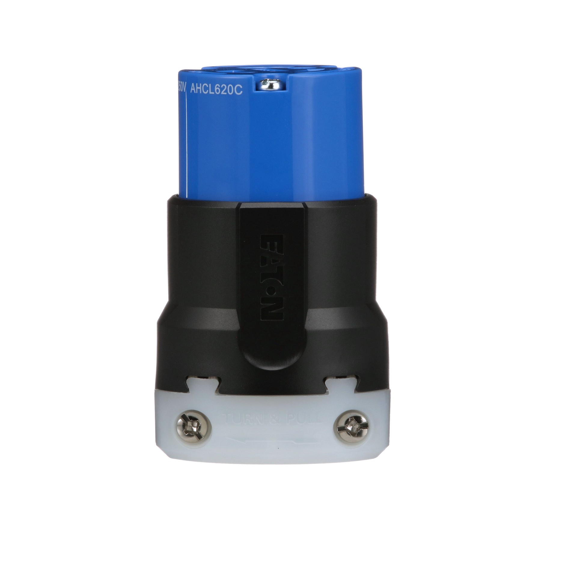 slide 6 of 6, Eaton Arrow Hart Arrow Hart 20-Amp 250 -Volt NEMA L6-20C 3-wire grounding Industrial Locking Connector , Blue, 1 ct