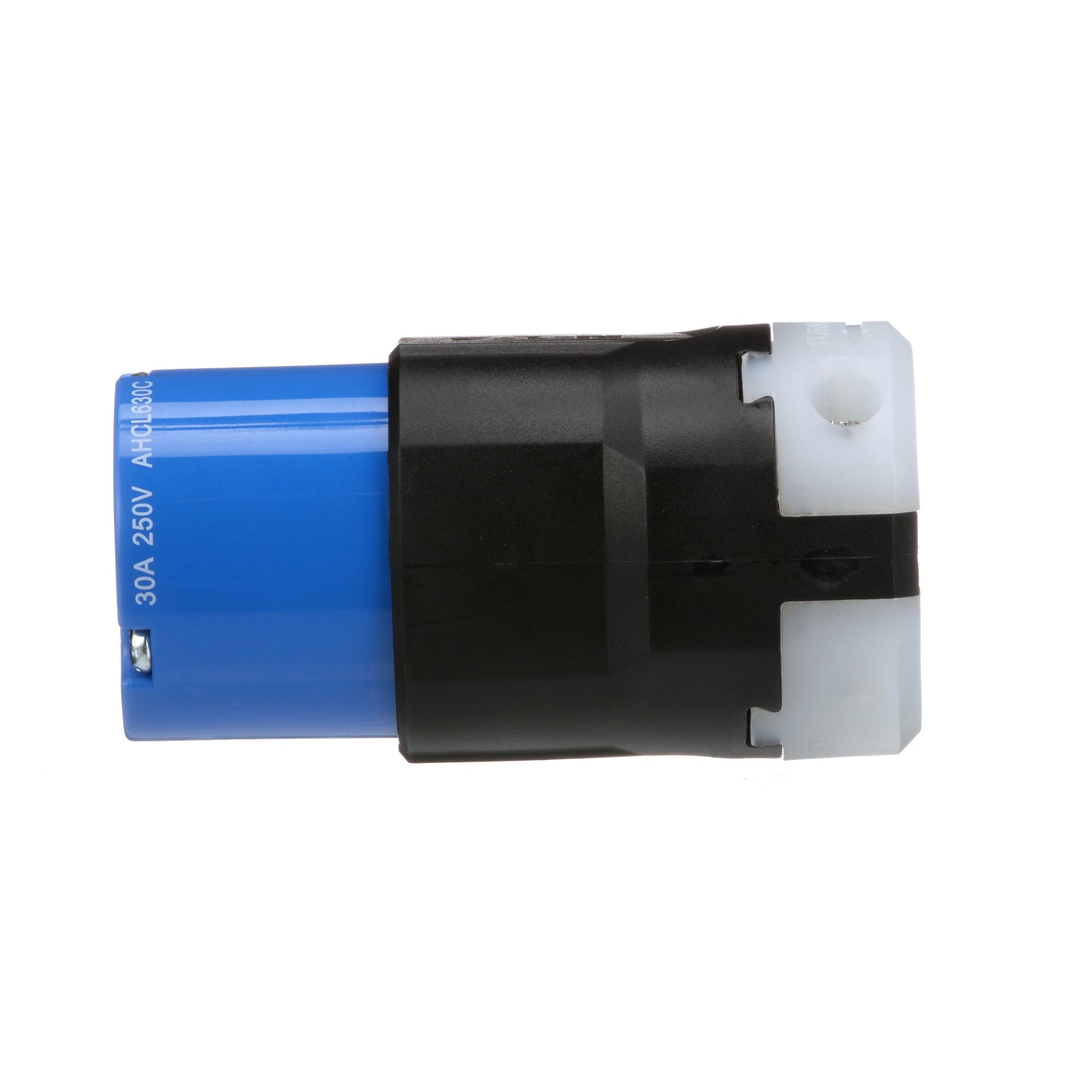 slide 3 of 6, Eaton Arrow Hart 30 250 -Volt NEMA L6-30C 3-wire grounding Industrial Locking Connector , Blue, 1 ct
