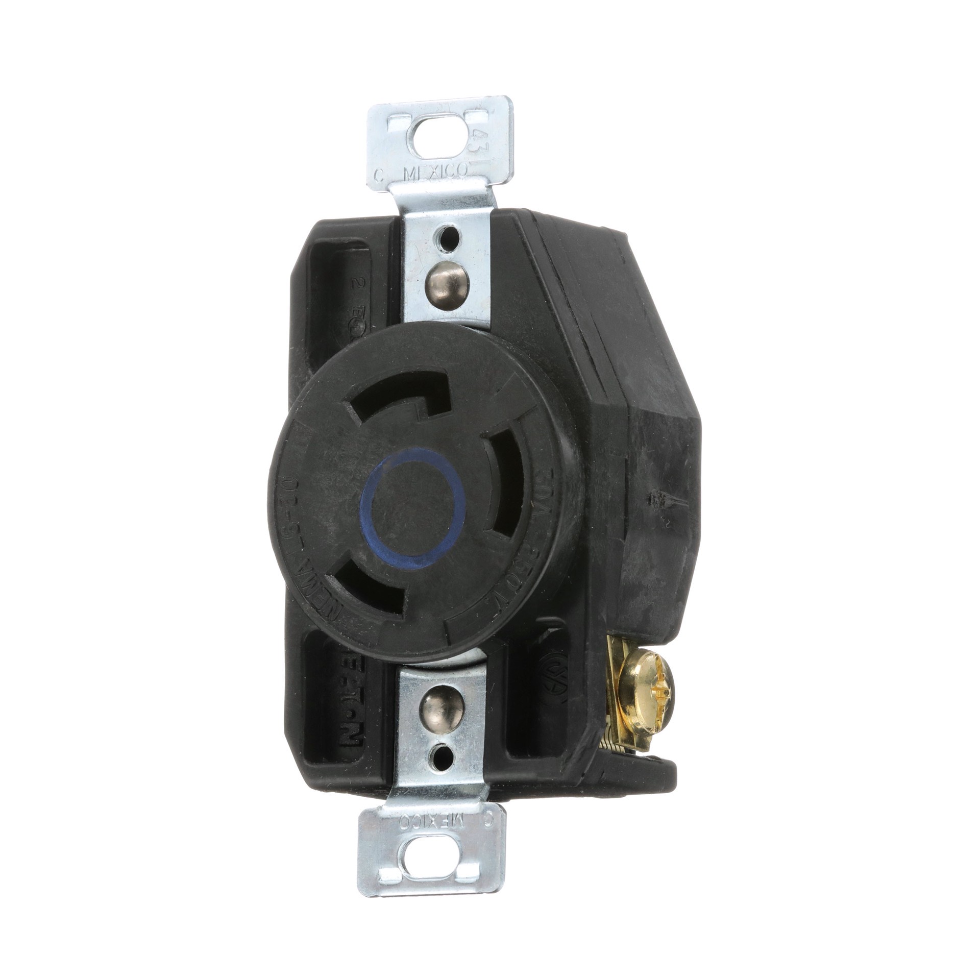 slide 2 of 6, Eaton Arrow Hart Arrow Hart 30 -Amp 250-volt Industrial Duplex Outlet , Blue, 1 ct