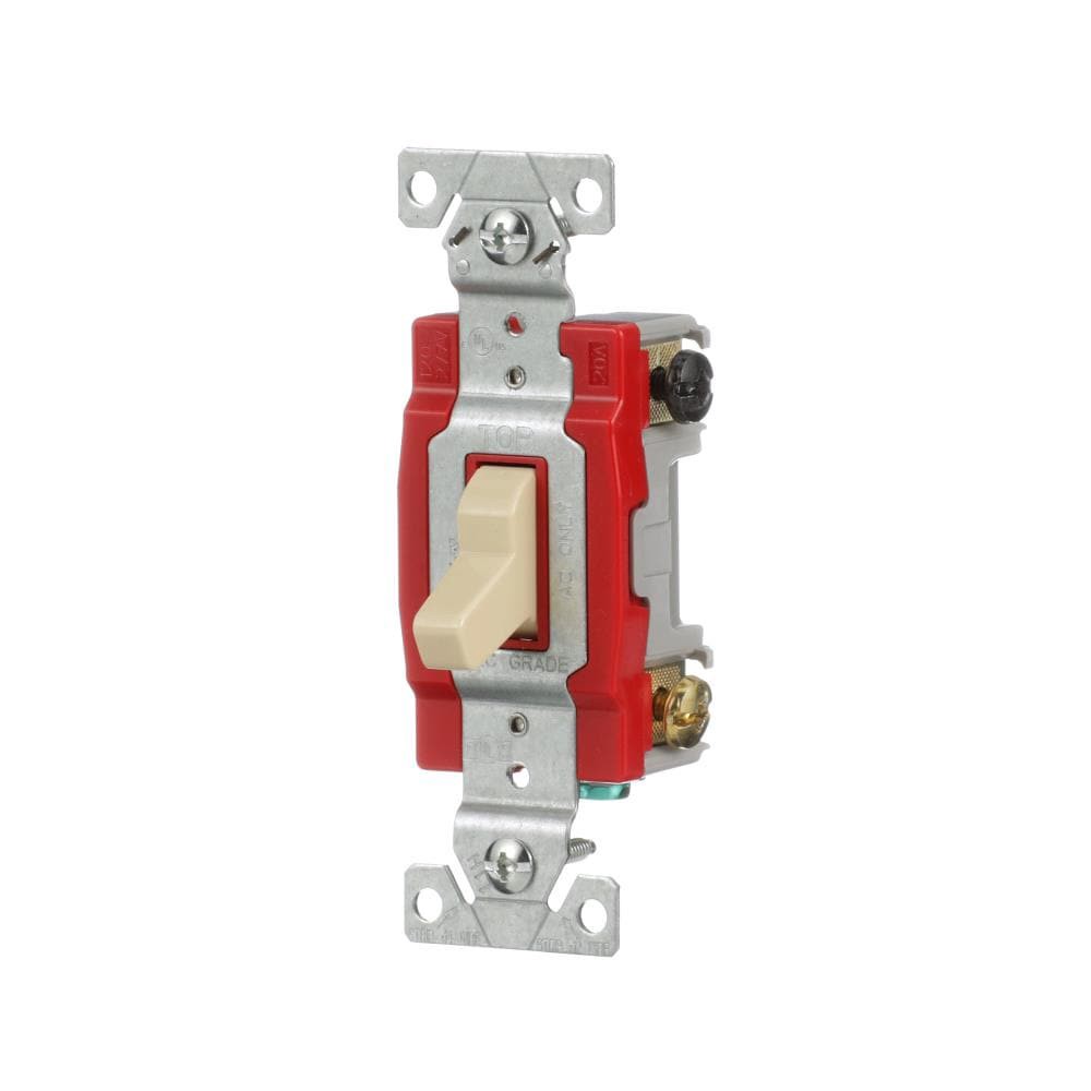 slide 2 of 6, Eaton 20-amp 3-way Toggle Light Switch , Ivory, 1 ct