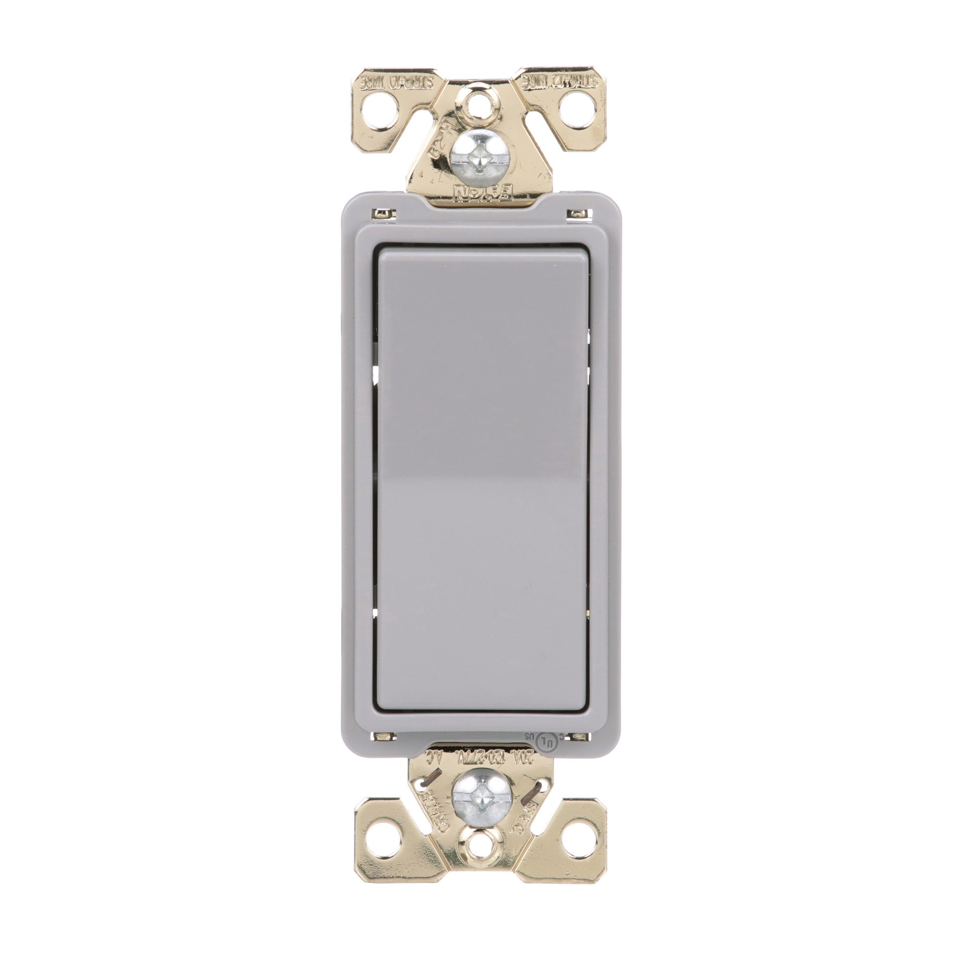 slide 1 of 6, Eaton 20-amp 3-way Rocker Light Switch , Gray, 1 ct