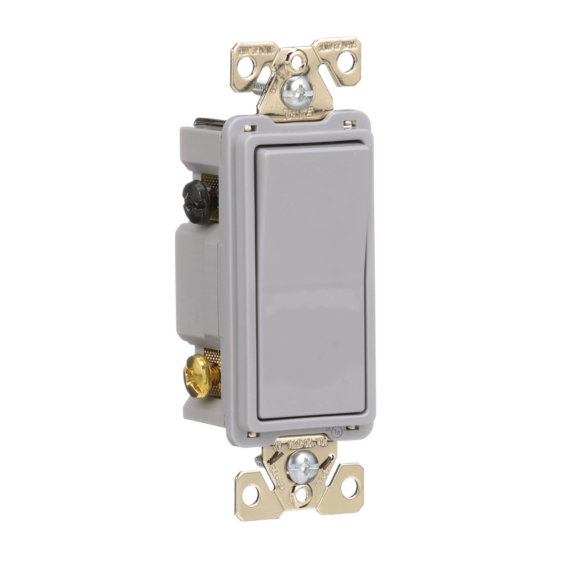 slide 6 of 6, Eaton 20-amp 3-way Rocker Light Switch , Gray, 1 ct