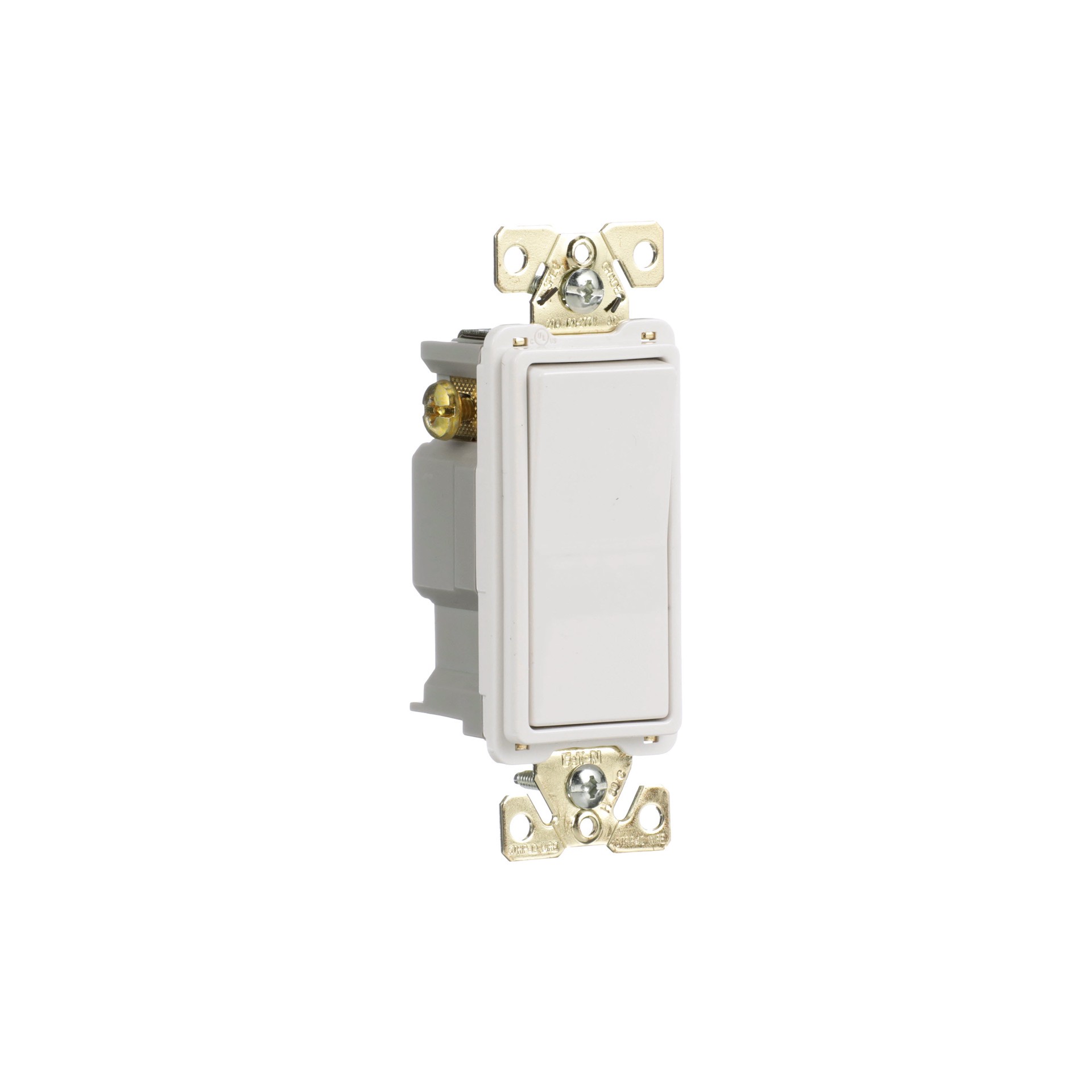 slide 6 of 6, Eaton 20-amp 3-way Rocker Light Switch , White, 1 ct