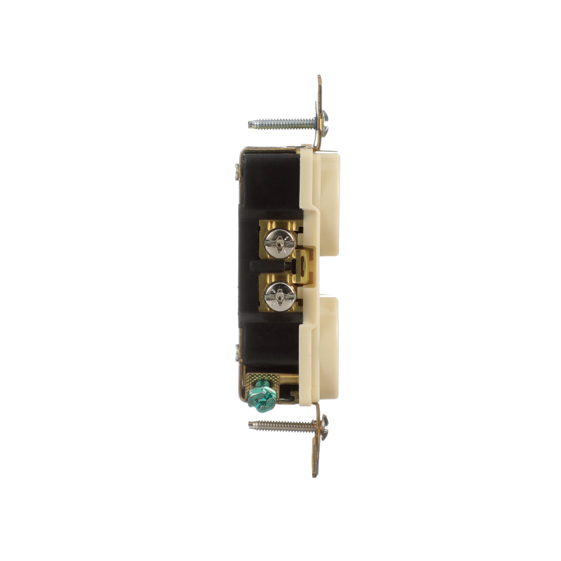 slide 5 of 6, Eaton Arrow Hart 15 -Amp 125-volt Industrial Duplex Outlet , Ivory, 1 ct