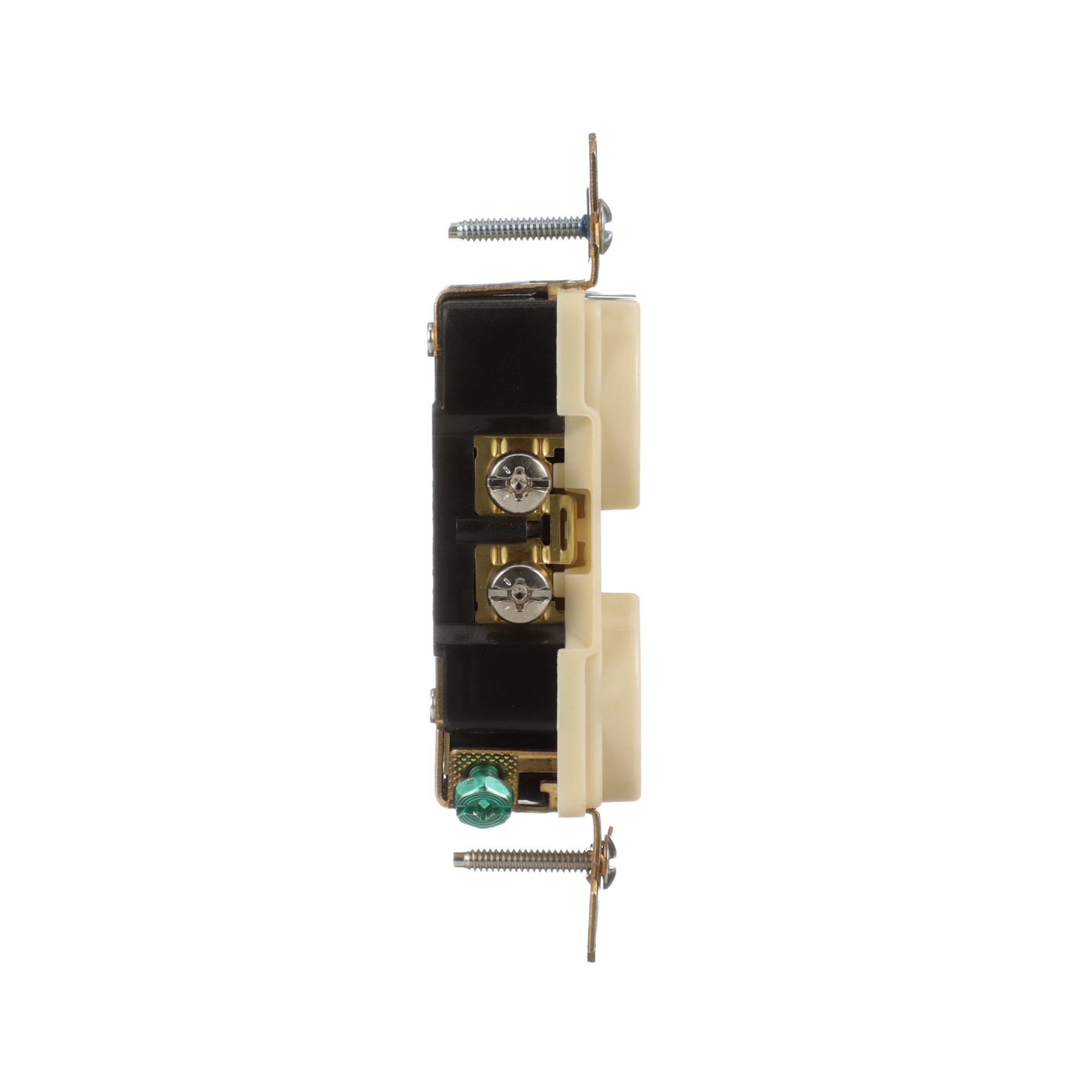 slide 5 of 6, Eaton Arrow Hart 20 -Amp 125-volt Industrial Duplex Outlet , Ivory, 1 ct