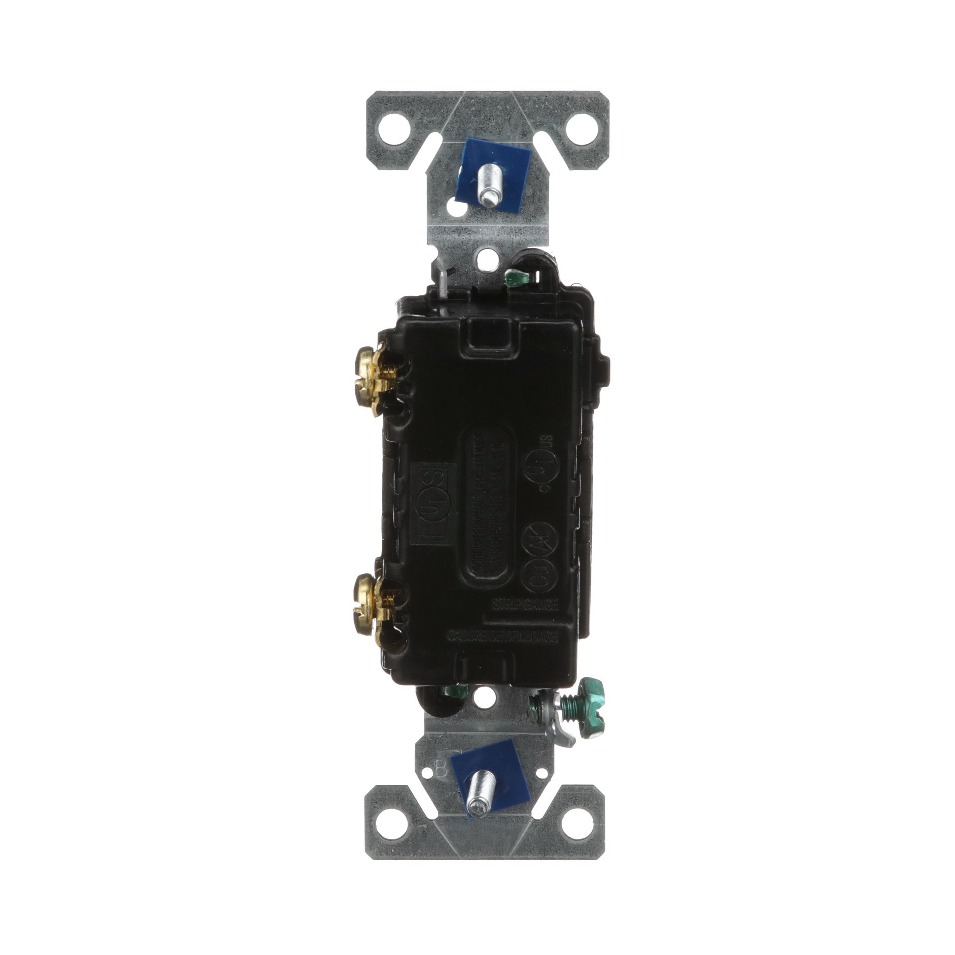 slide 4 of 6, Eaton 20-amp Single-pole Toggle Light Switch , Black, 1 ct