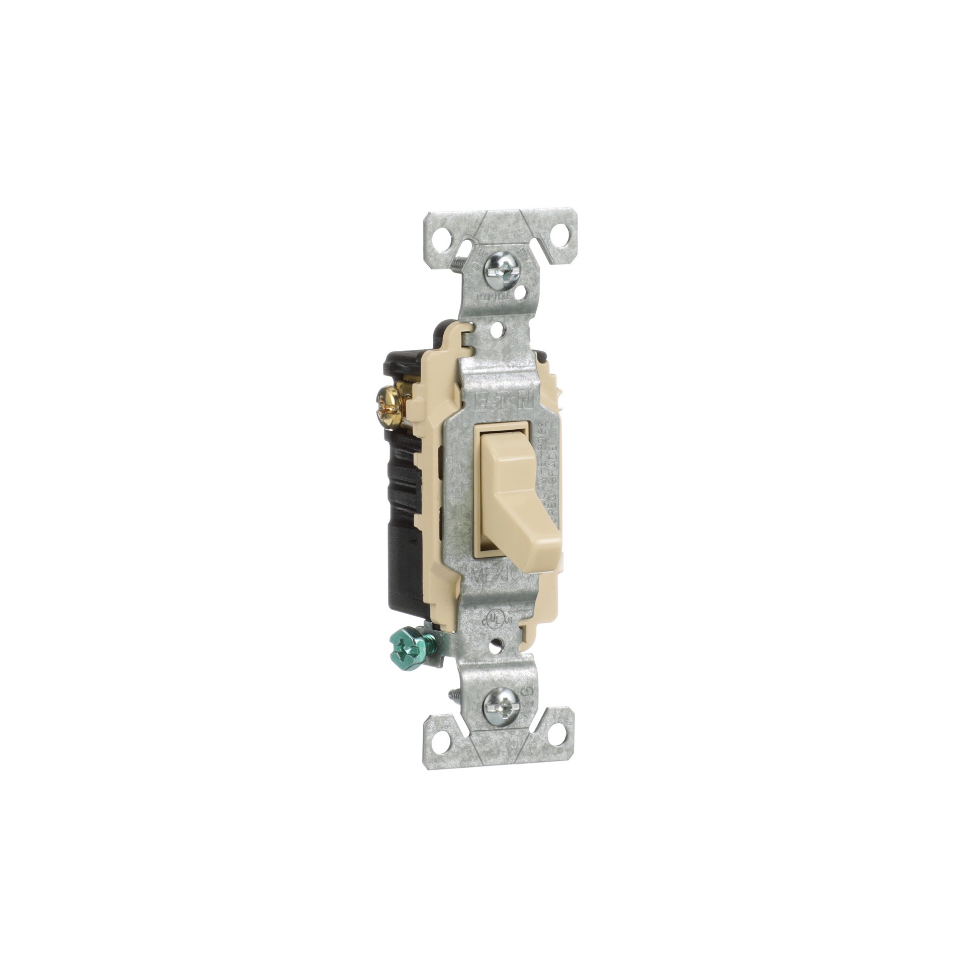 slide 6 of 6, Eaton 20-amp 3-way Toggle Light Switch , Ivory, 1 ct