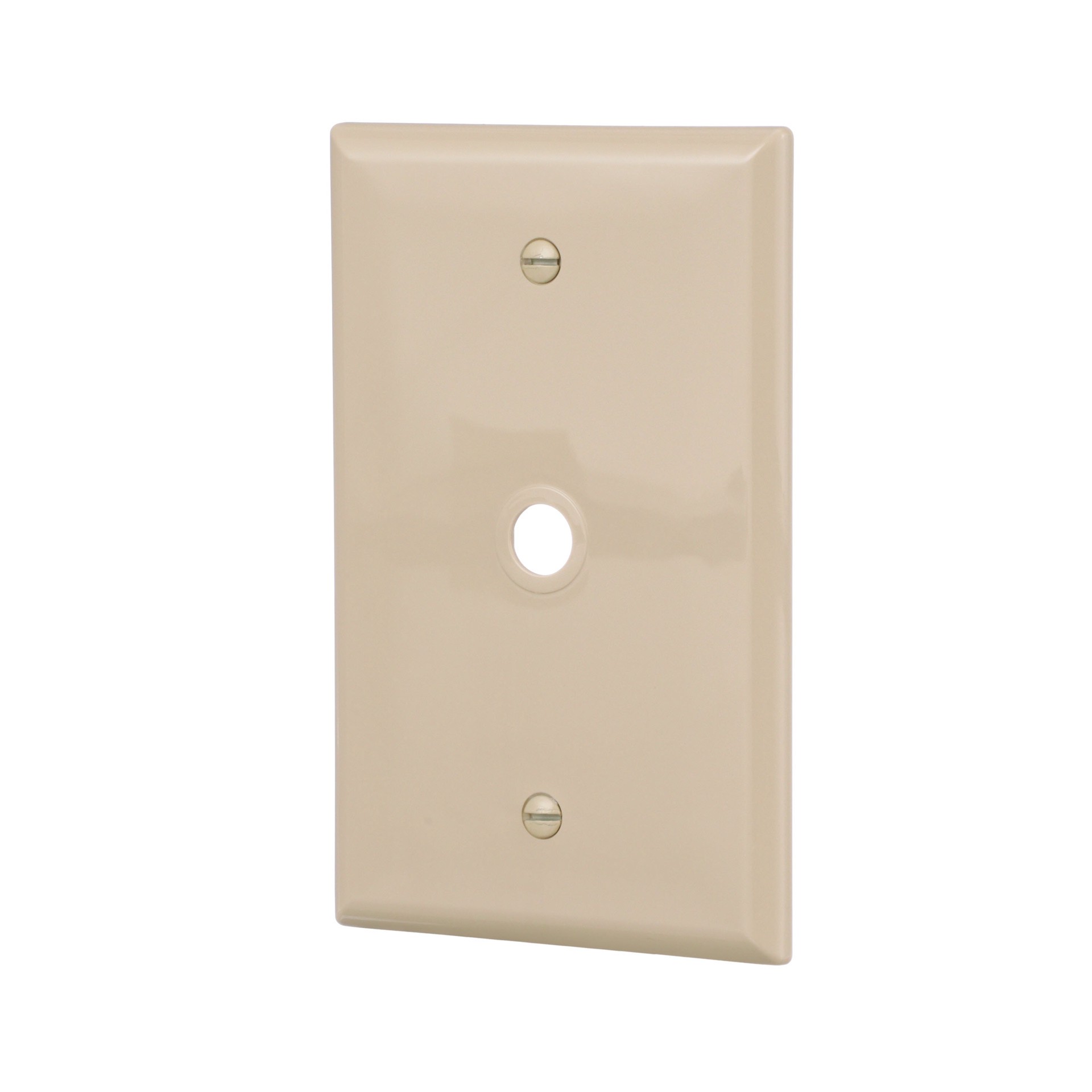 slide 2 of 6, Eaton 1 -Gang Midsize Size Ivory Polycarbonate Indoor Wall Plate, 1 ct