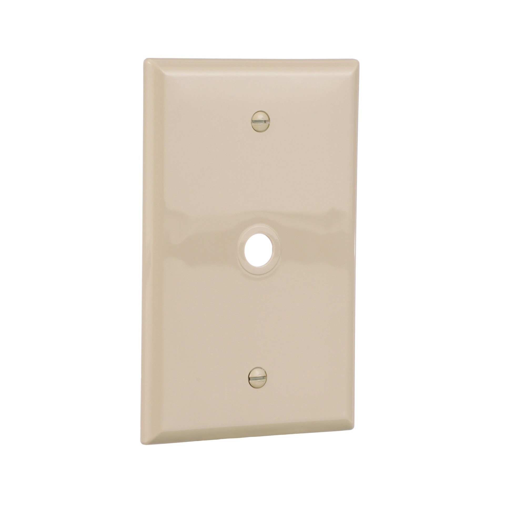 slide 6 of 6, Eaton 1 -Gang Midsize Size Ivory Polycarbonate Indoor Wall Plate, 1 ct