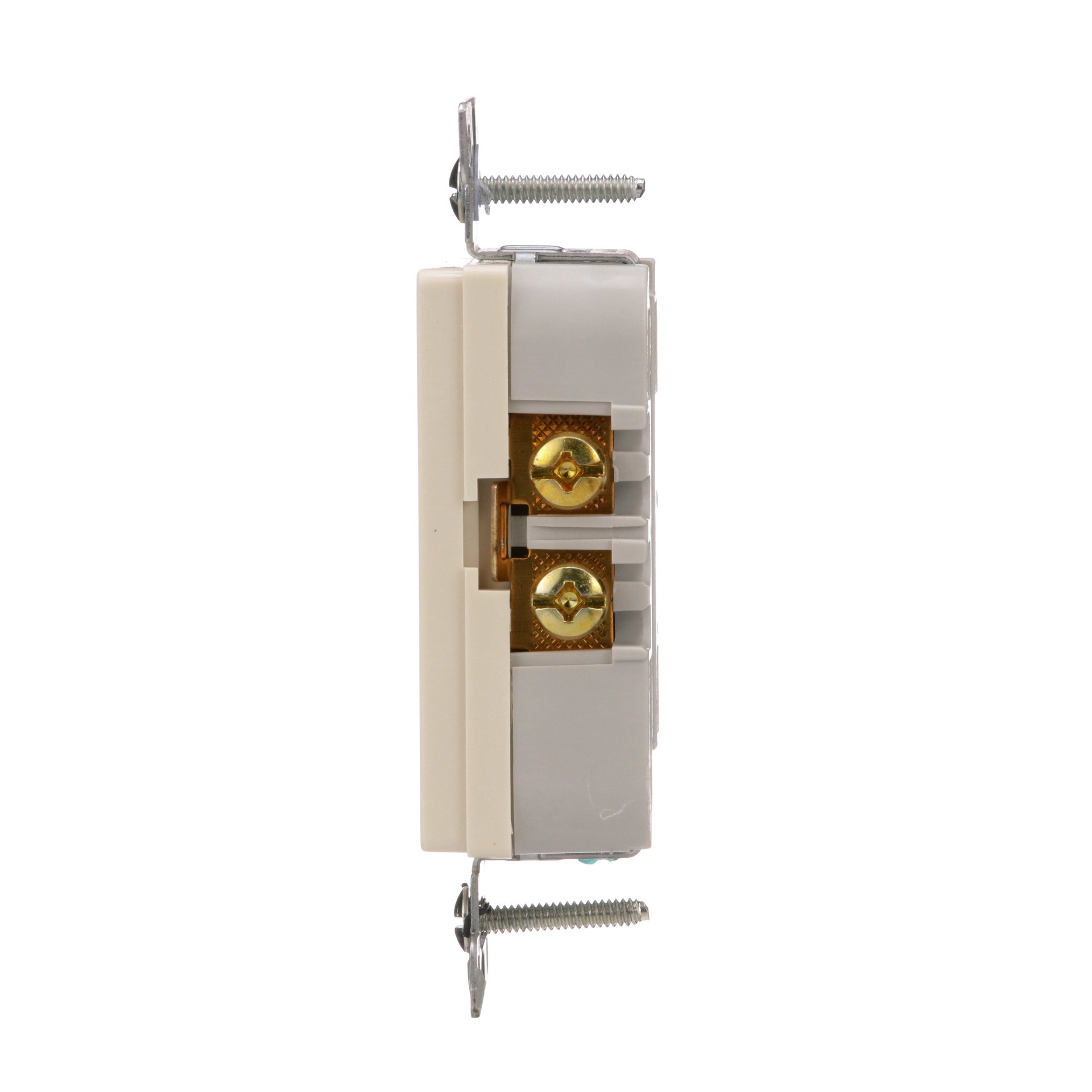 slide 3 of 6, Eaton Arrow Hart 20 -Amp 125-volt Tamper Resistant Residential/Commercial Decorator Outlet , Light almond, 1 ct