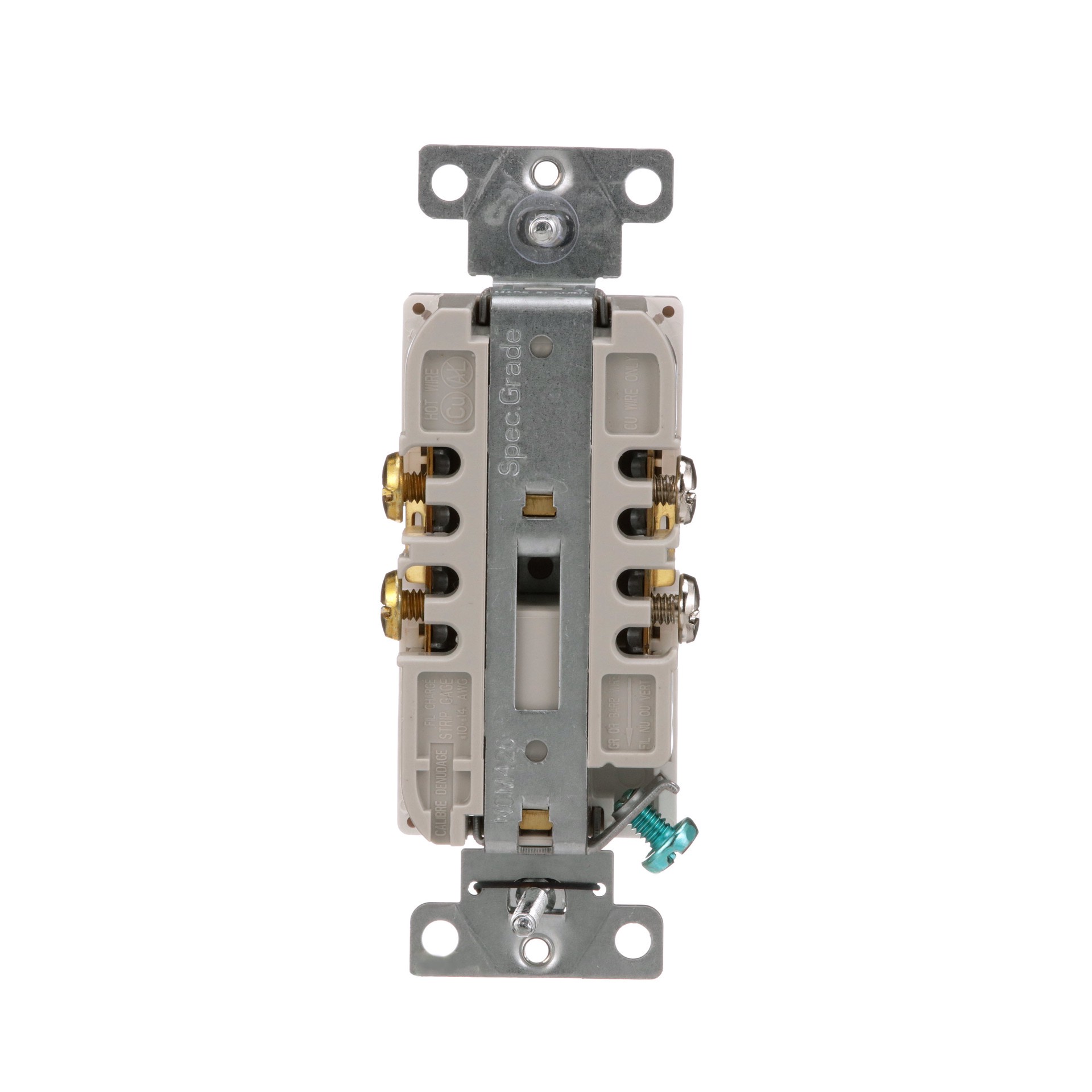 slide 4 of 6, Eaton Arrow Hart 20 -Amp 125-volt Tamper Resistant Residential/Commercial Decorator Outlet , White, 1 ct