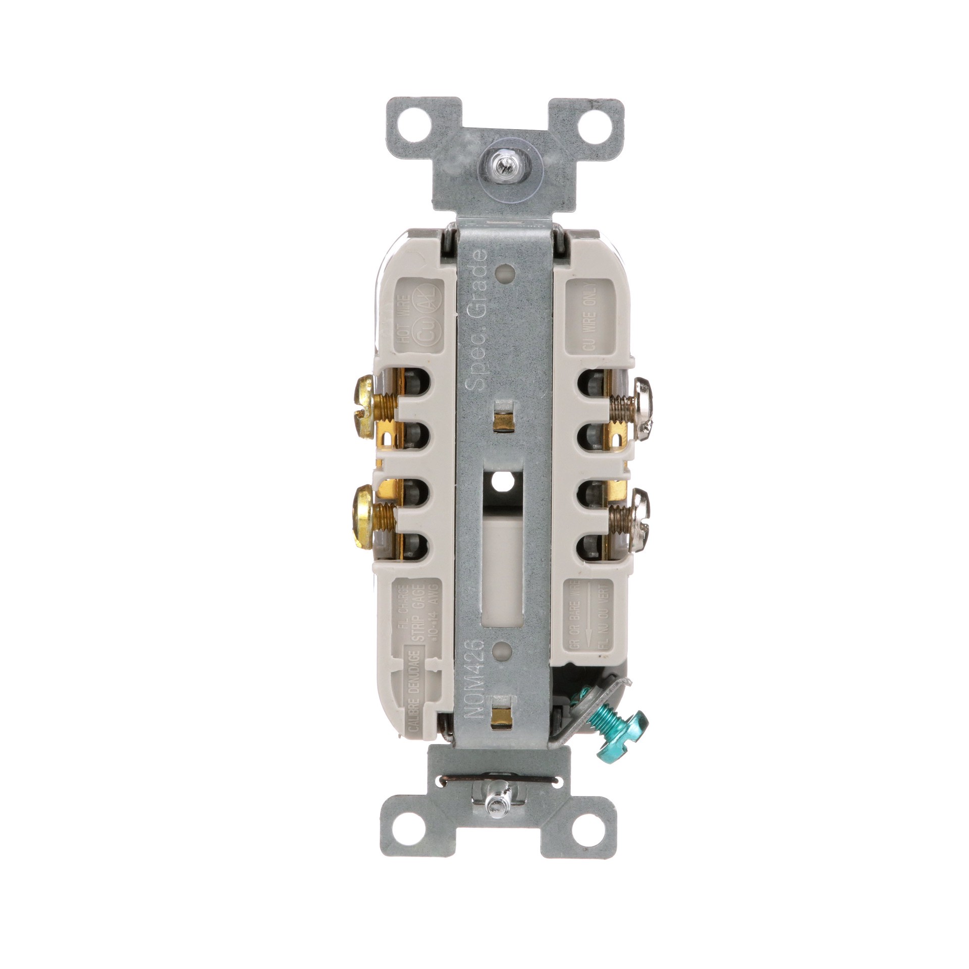 slide 4 of 6, Eaton Arrow Hart 15 -Amp 125-volt Tamper Resistant Residential/Commercial Duplex Outlet , Gray, 1 ct