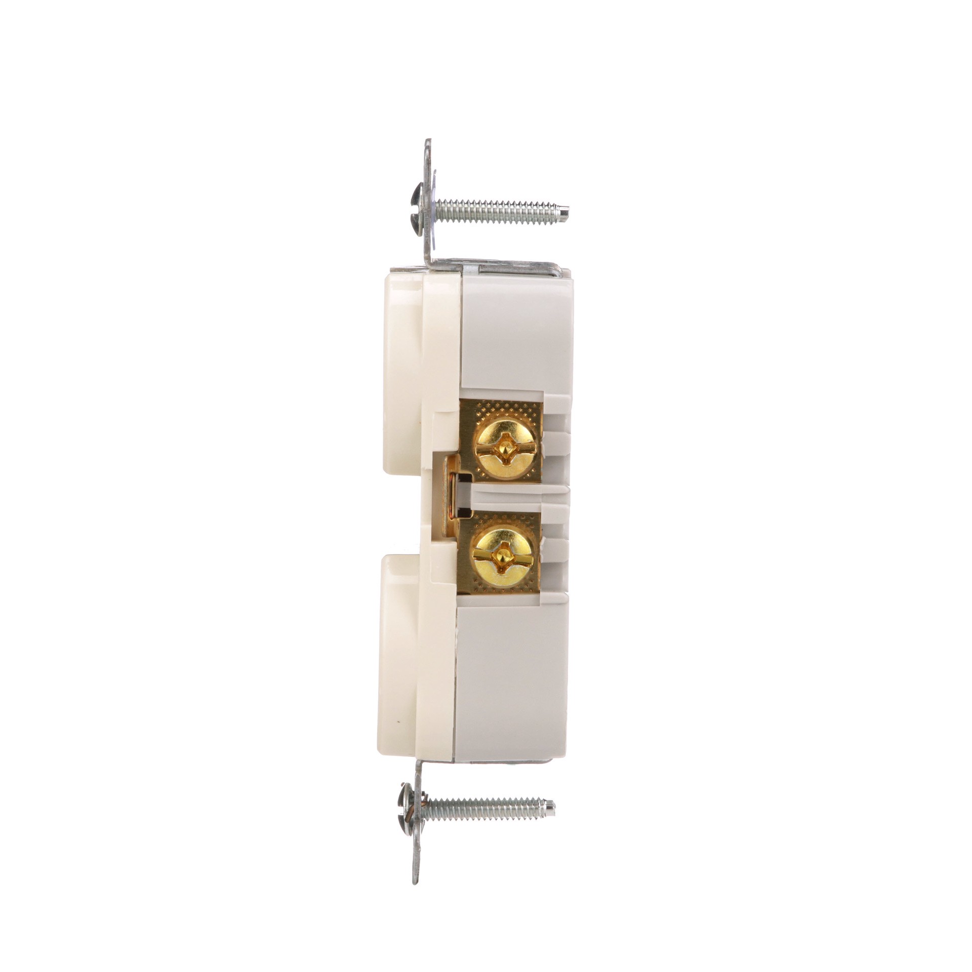 slide 3 of 6, Eaton Arrow Hart 15 -Amp 125-volt Tamper Resistant Residential/Commercial Duplex Outlet , Light almond, 1 ct
