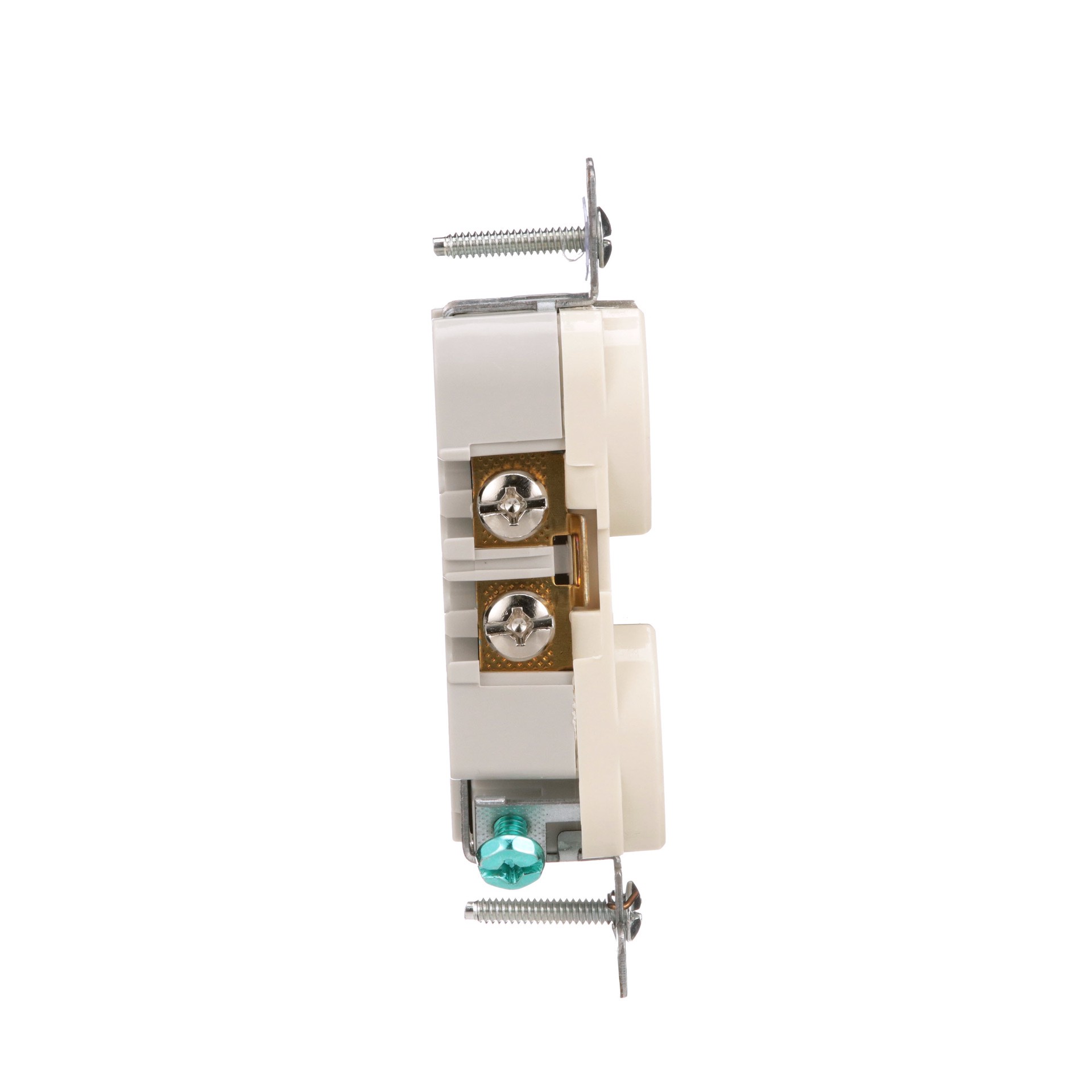 slide 5 of 6, Eaton Arrow Hart 15 -Amp 125-volt Tamper Resistant Residential/Commercial Duplex Outlet , Light almond, 1 ct