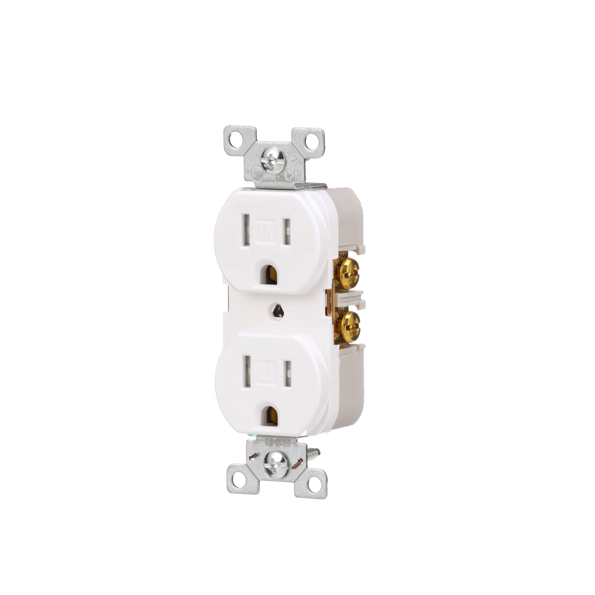 slide 2 of 6, Eaton Arrow Hart 15 -Amp 125-volt Tamper Resistant Residential/Commercial Duplex Outlet , White, 1 ct