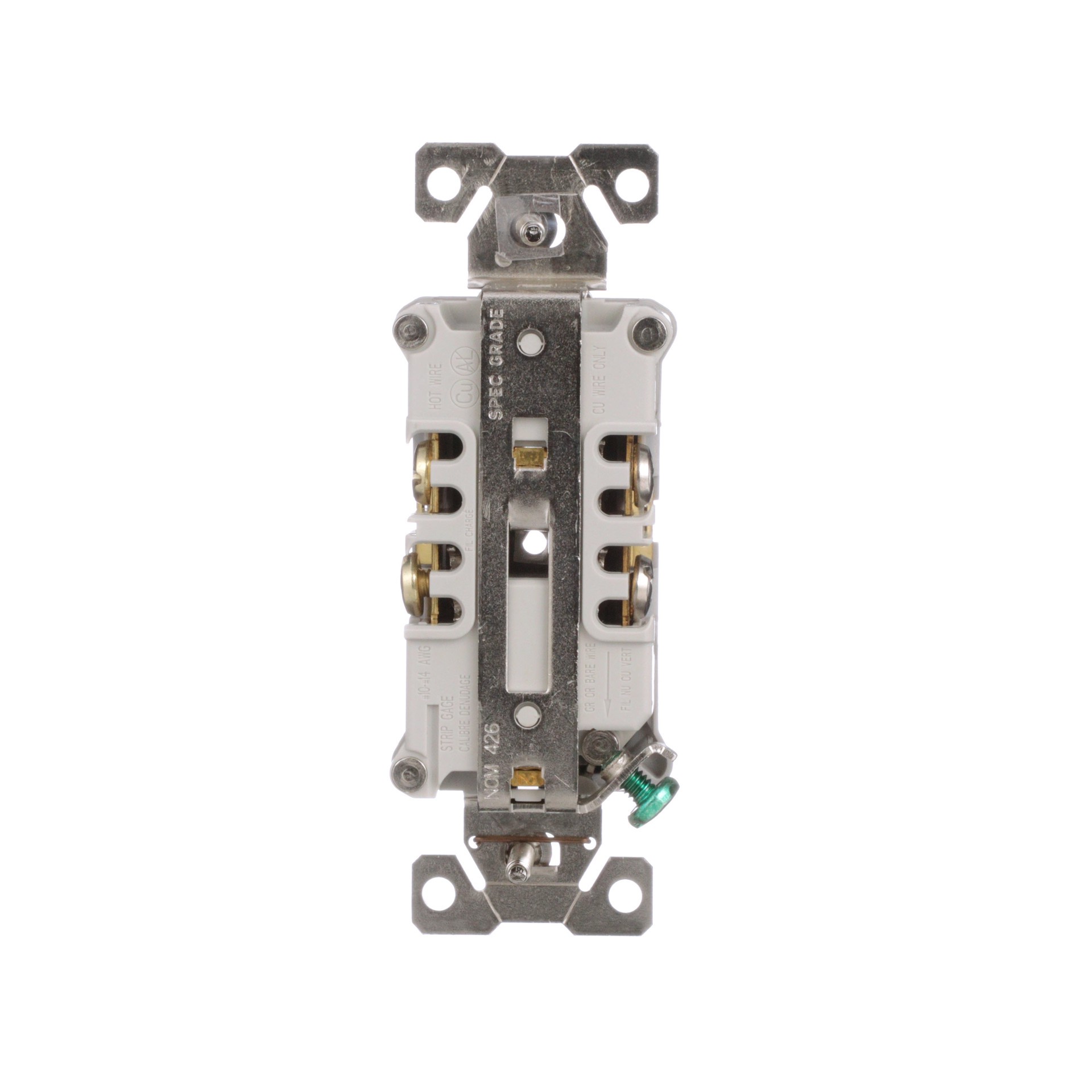 slide 4 of 6, Eaton Arrow Hart 15 -Amp 125-volt Tamper Resistant Weather Resistant Residential/Commercial Duplex Outlet , Gray, 1 ct