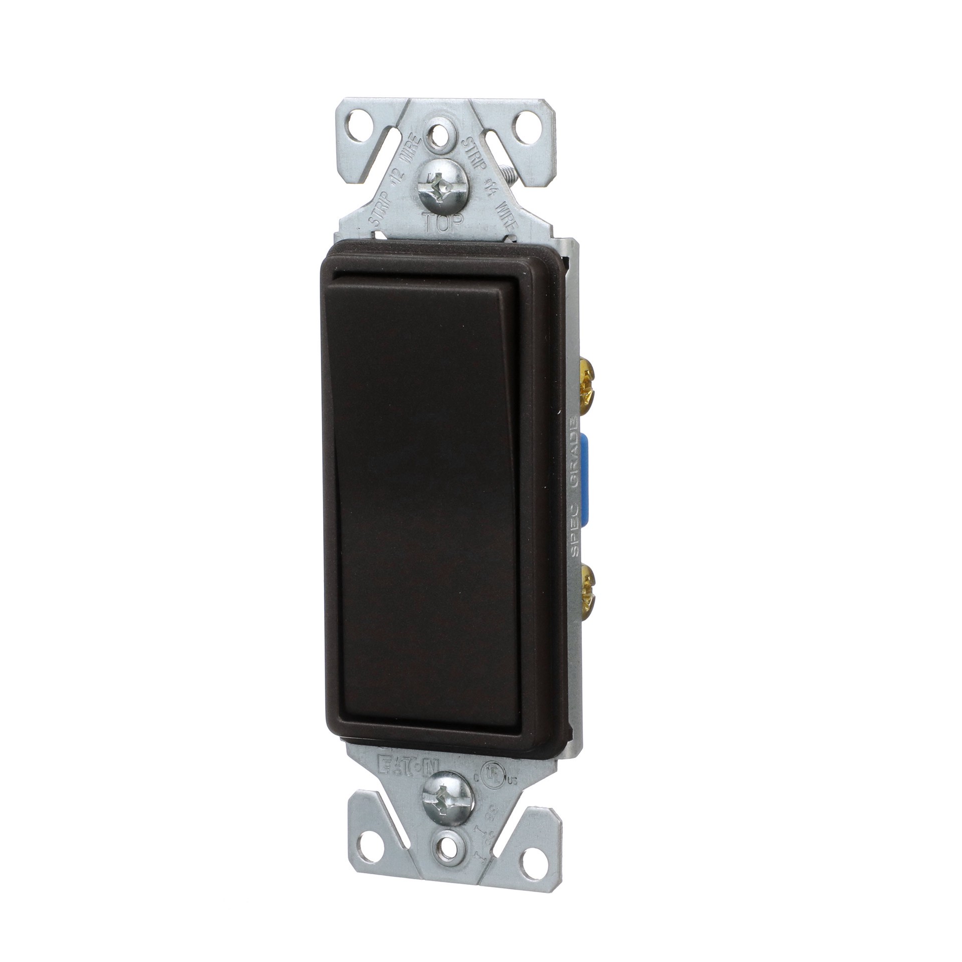 slide 2 of 6, Eaton 15-amp Single-pole Rocker Light Switch , Oil Rubbed Bronze, 1 ct