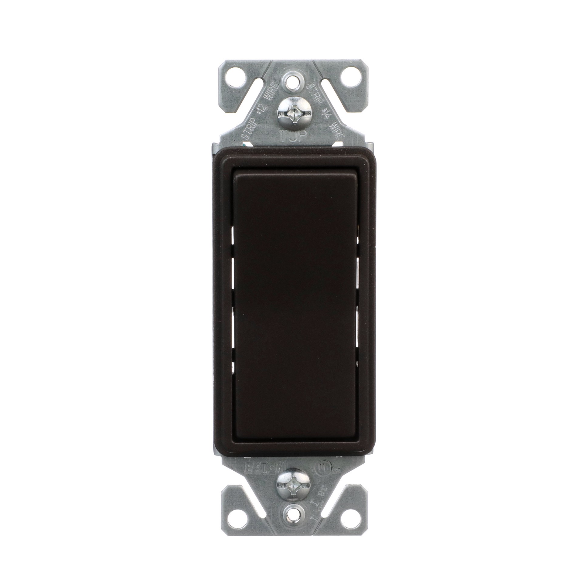 slide 1 of 6, Eaton 15-amp Single-pole Rocker Light Switch , Oil Rubbed Bronze, 1 ct