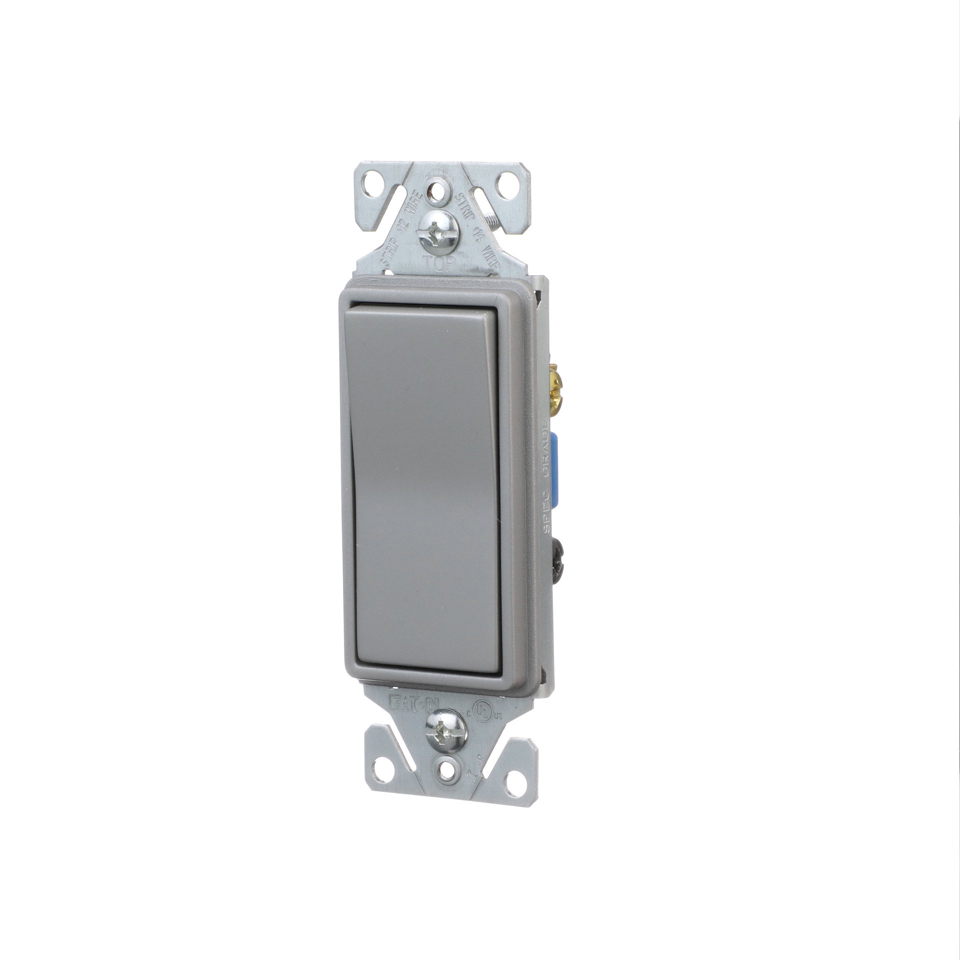 slide 2 of 6, Eaton 15-amp 3-way Rocker Light Switch , Silver Granite, 1 ct