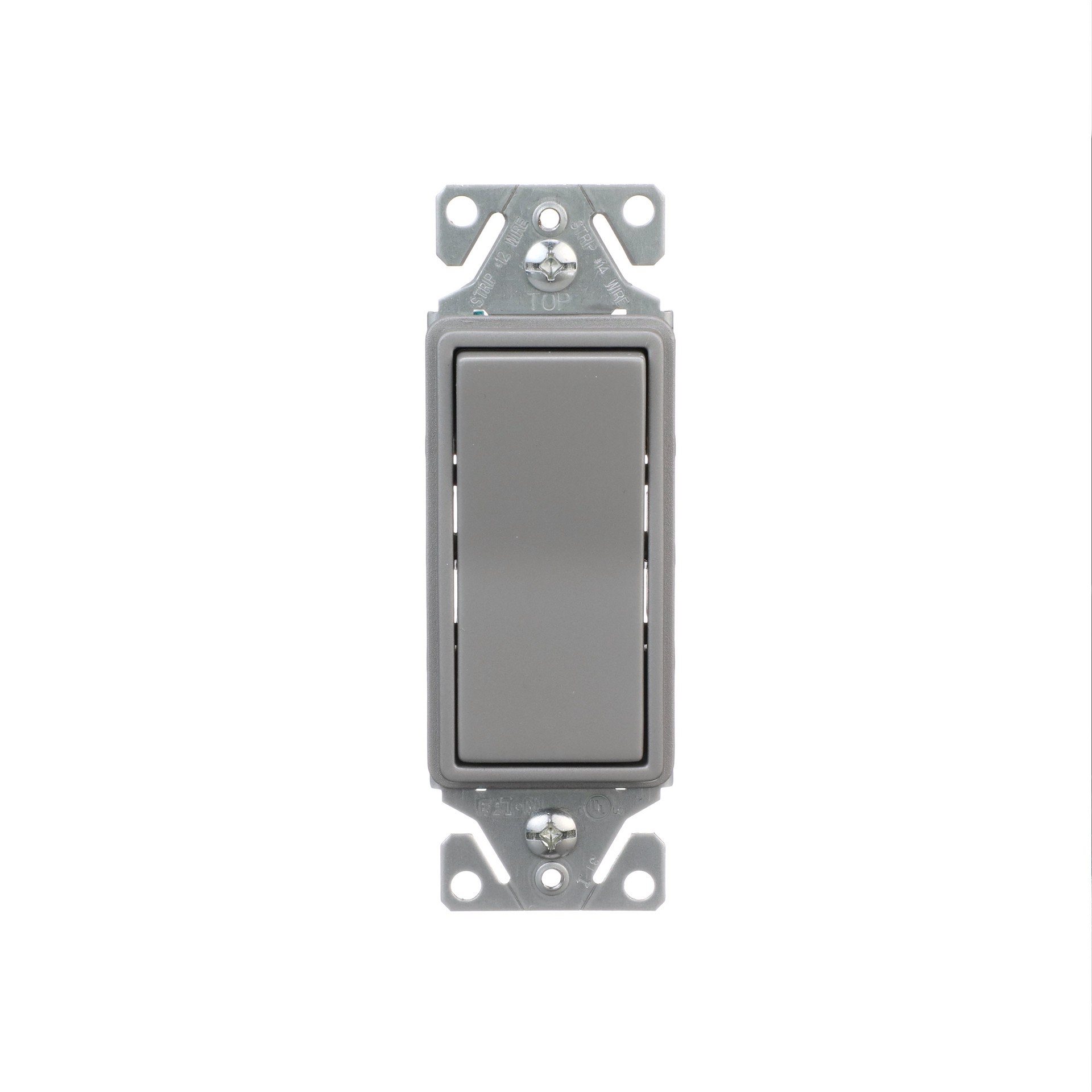 slide 1 of 6, Eaton 15-amp 3-way Rocker Light Switch , Silver Granite, 1 ct