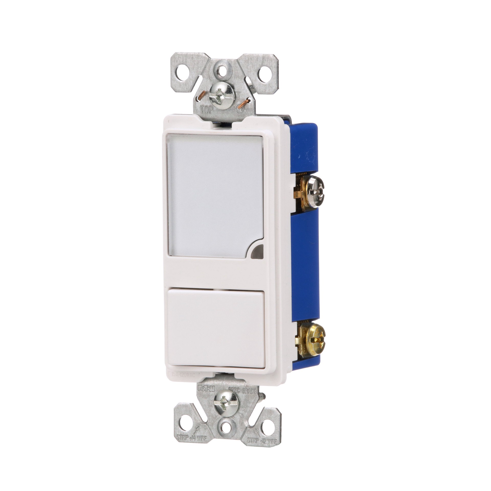 slide 2 of 6, Eaton 15-amp Single-pole Night Light Combination Light Switch , White, 1 ct