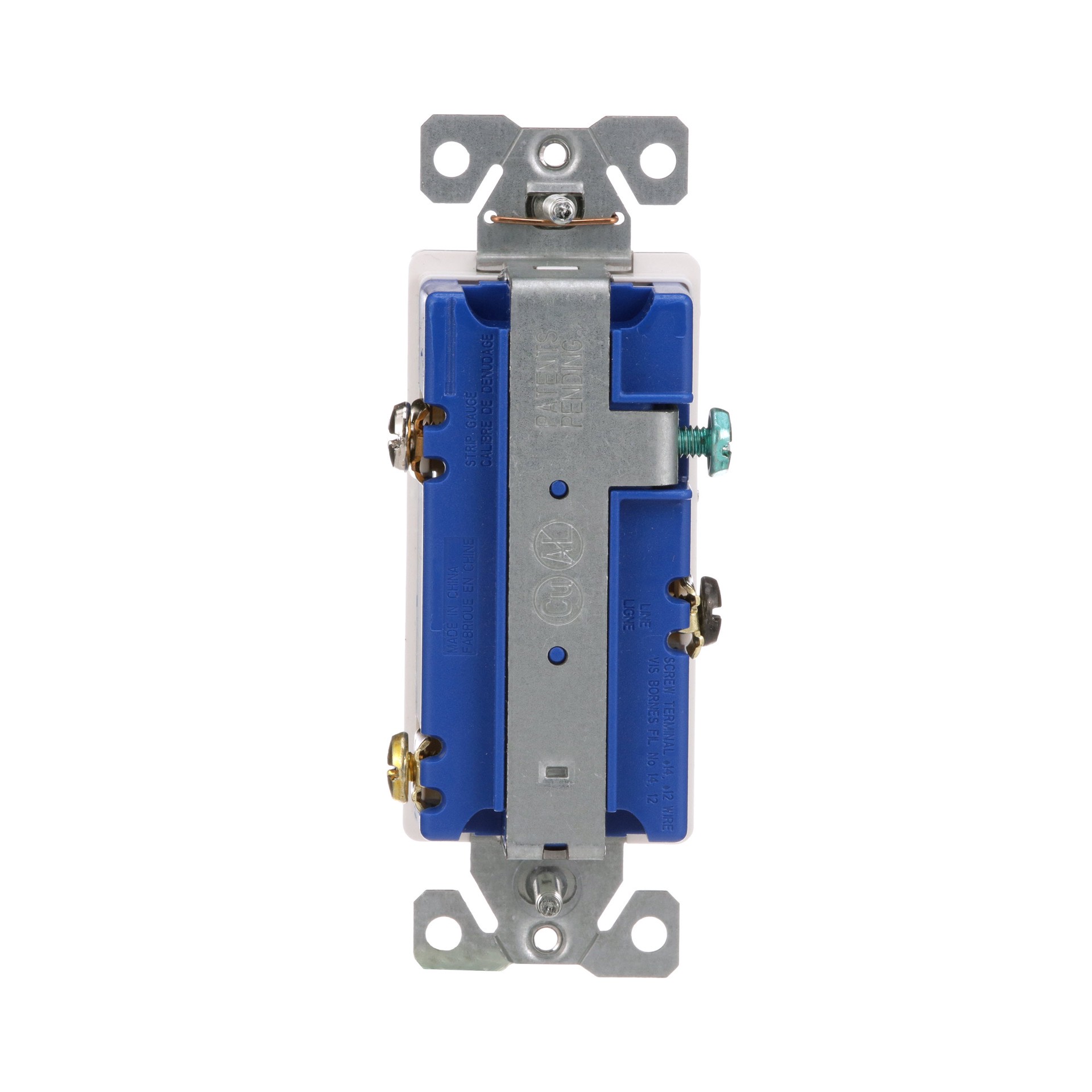 slide 4 of 6, Eaton 15-amp Single-pole Night Light Combination Light Switch , White, 1 ct